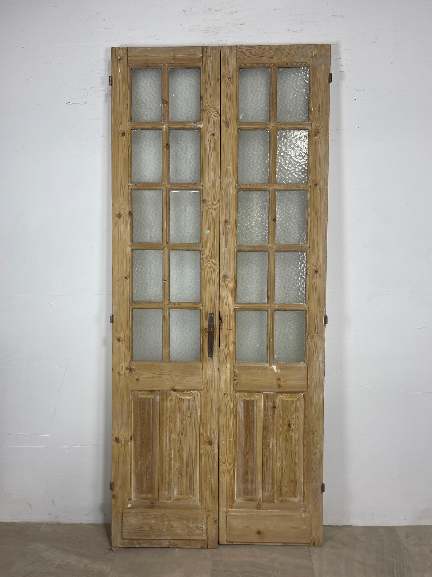 Antique French panel doors with Glass (93 x 40) O75