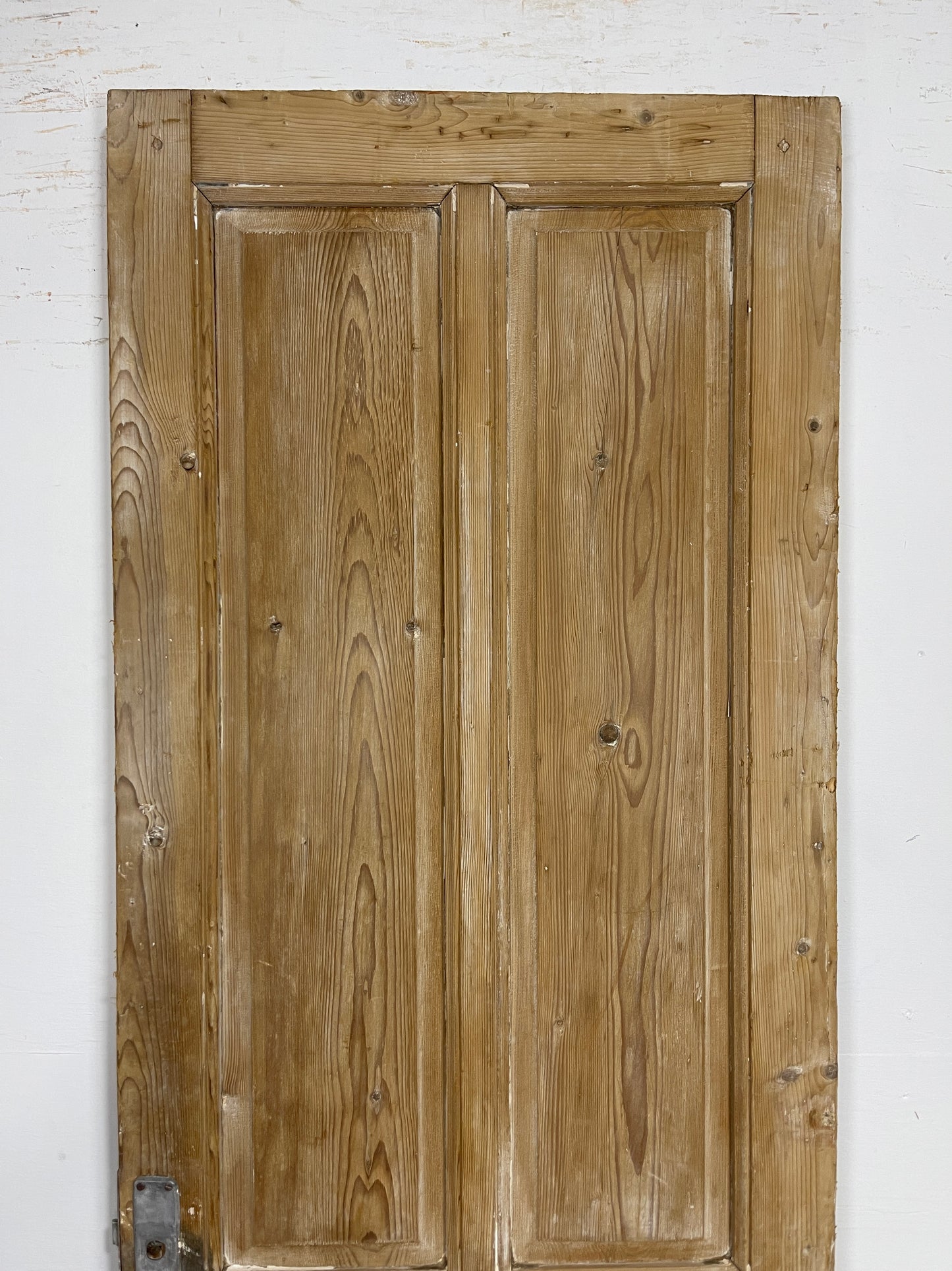Antique French Panel Door (86.25 x 28) Single wood O232