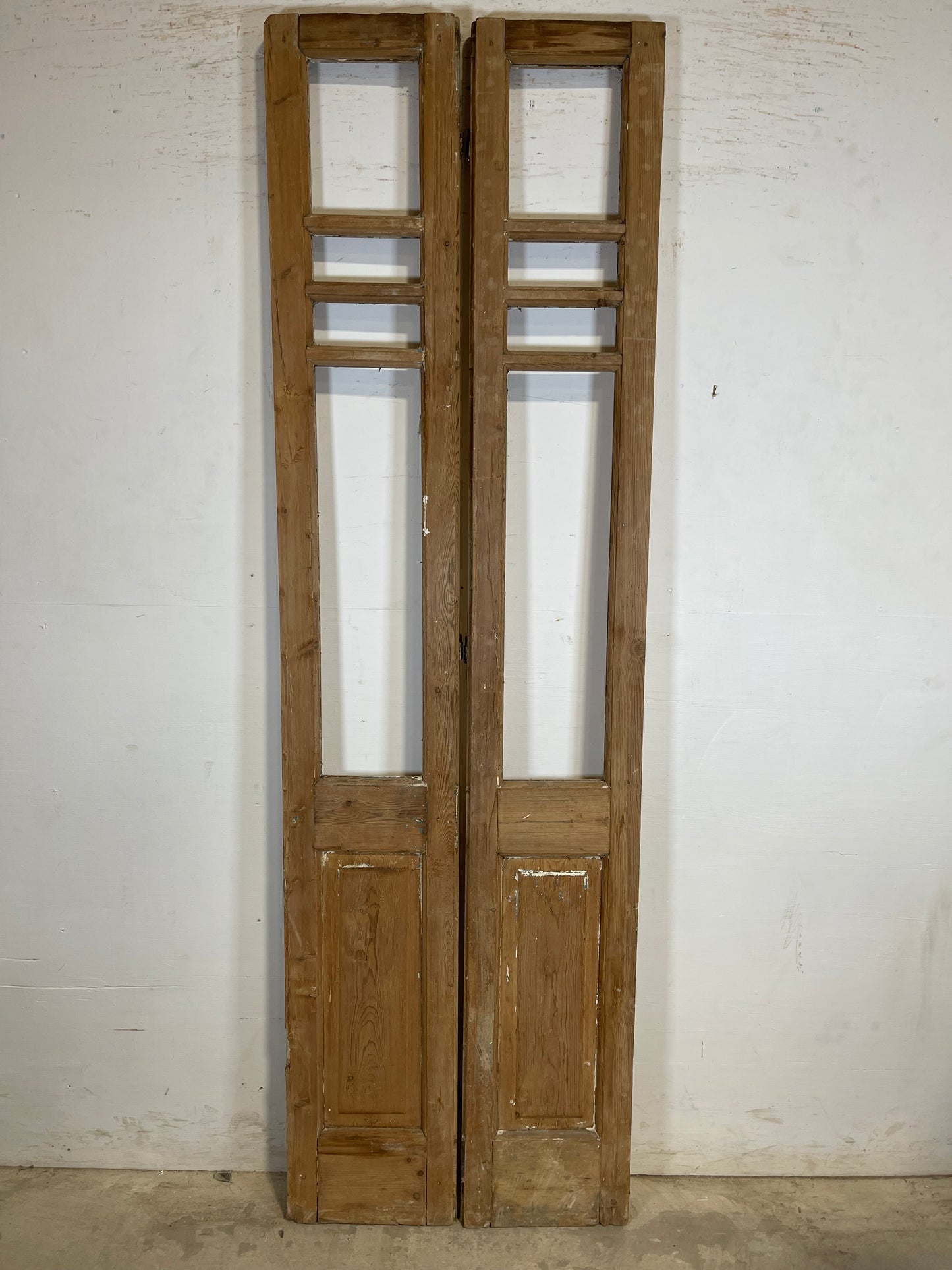 Antique French Panel Doors with glass (88.5x26) K325