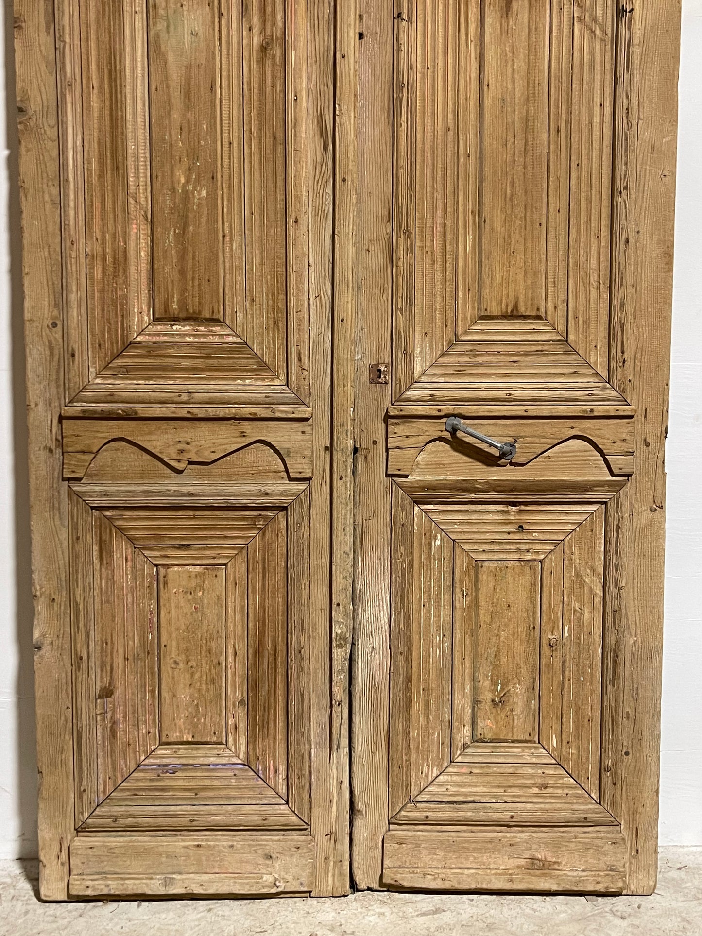 Antique French Panel Doors Carved (98x56.25) J008