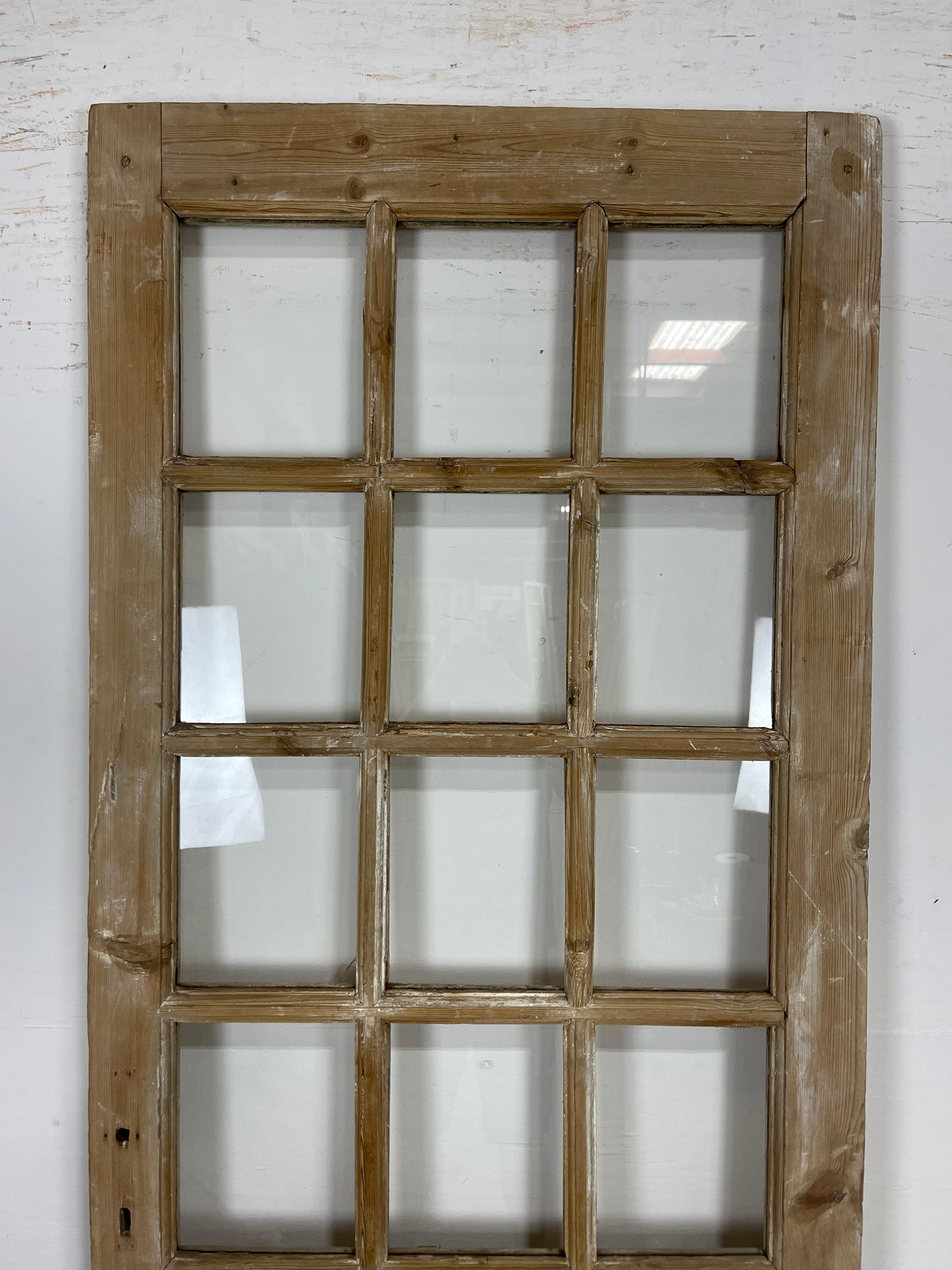 Antique French Panel Door - Single with glass (86.5x31.75) O270