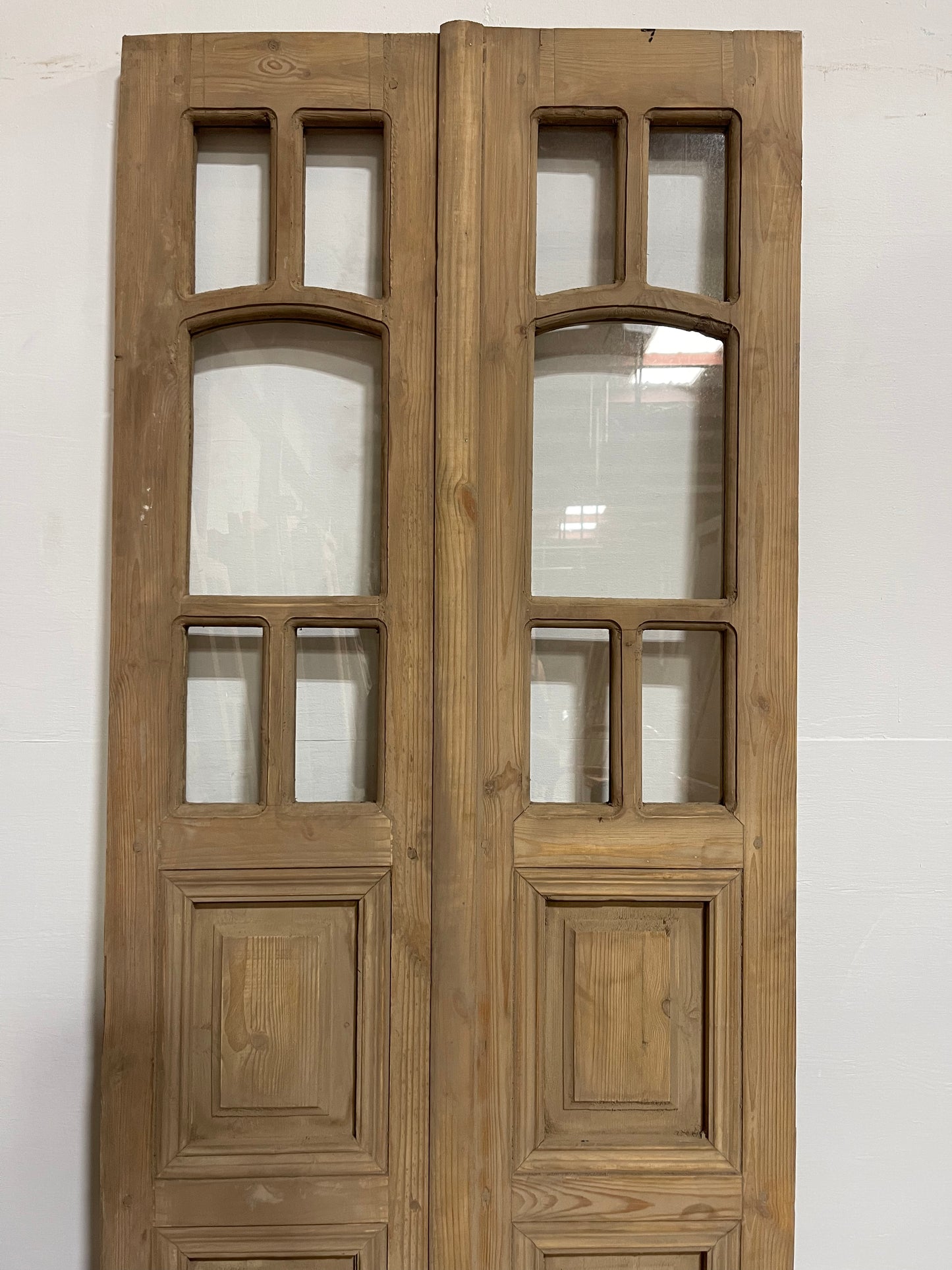 French Panel door with Glass (80x30) J301