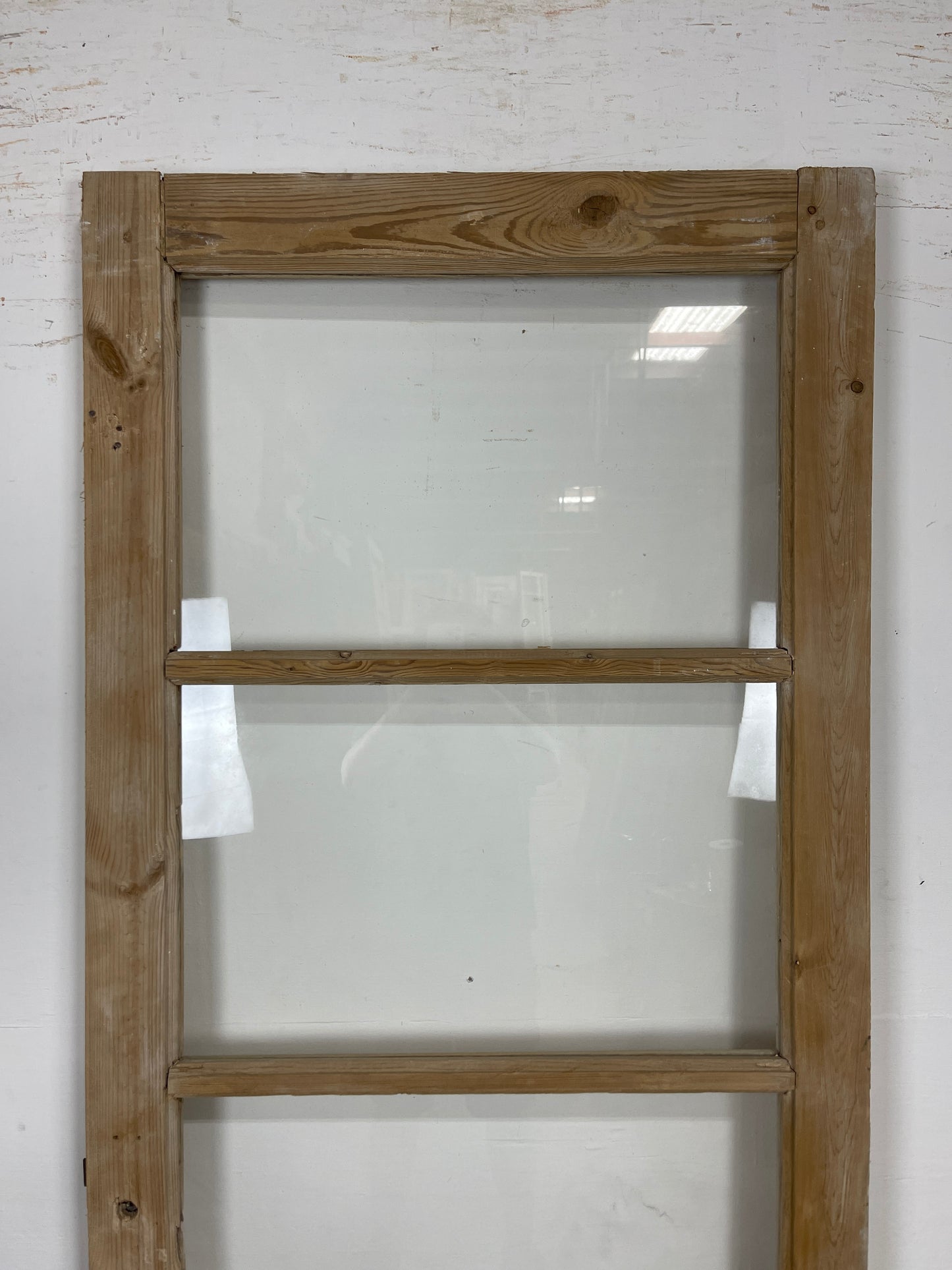 Antique French Panel Door - Single with glass (83.25x31.25) O269