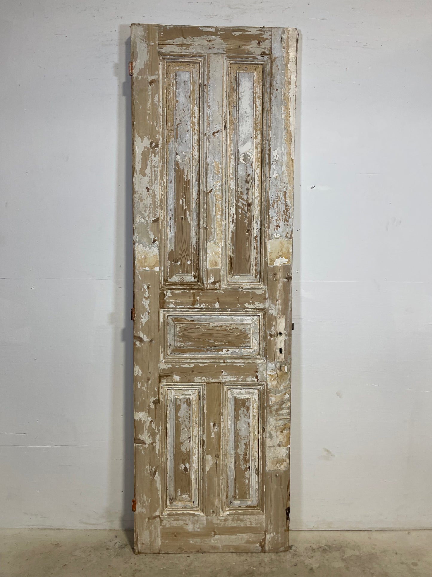 Antique French Panel Door   (90.25x27.5) L316