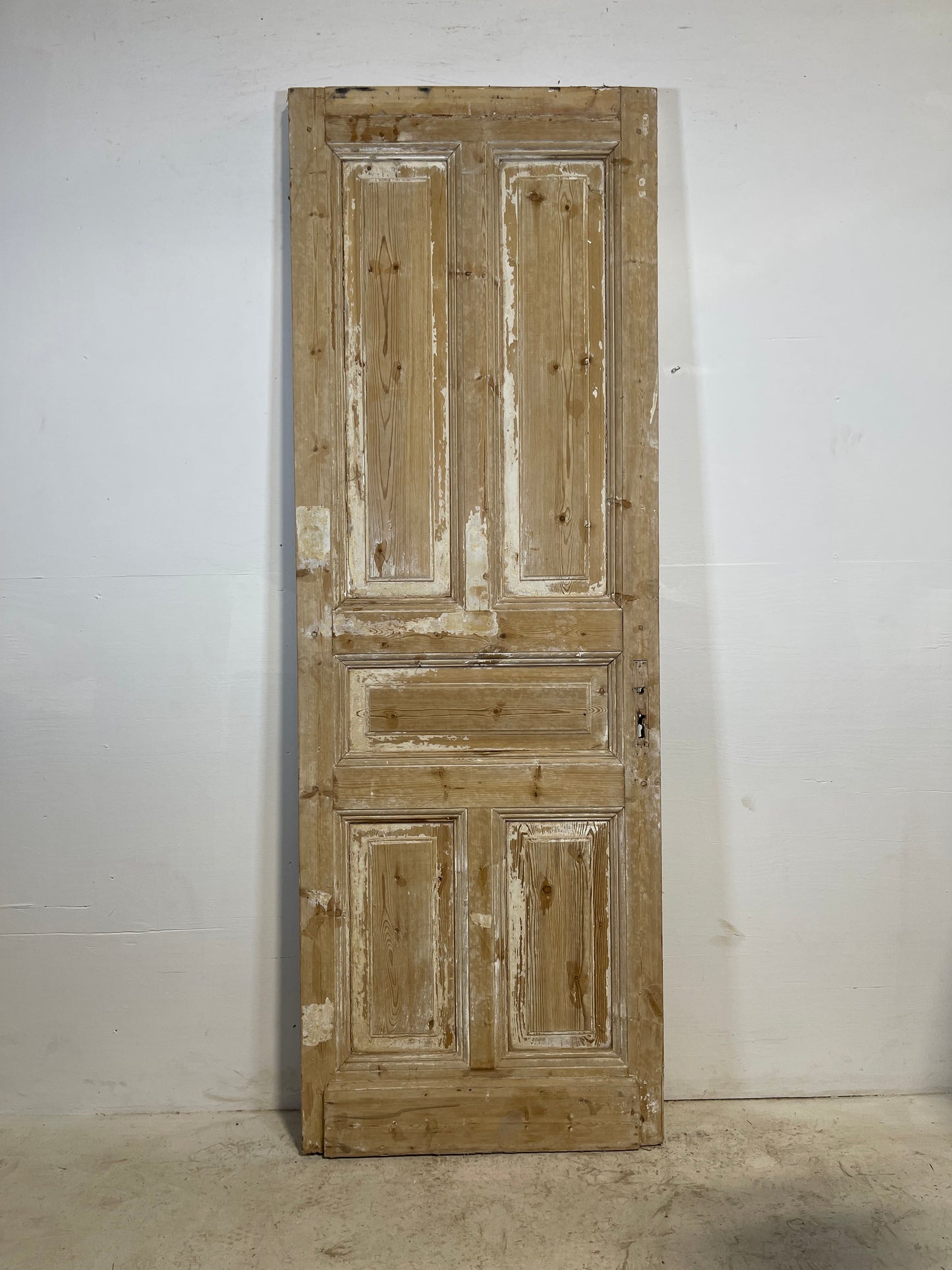 Antique French panel door (87x30.25) L242