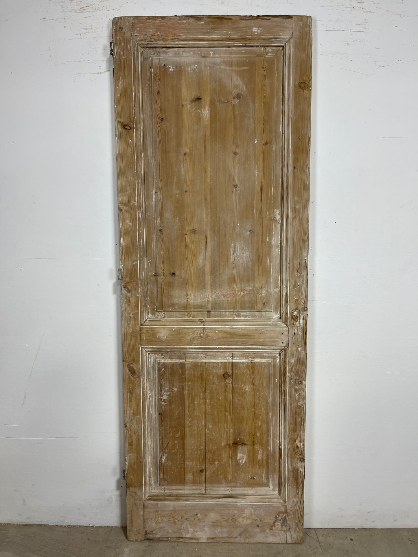 Antique French Panel Door (84.5x30.25) Single wood O234