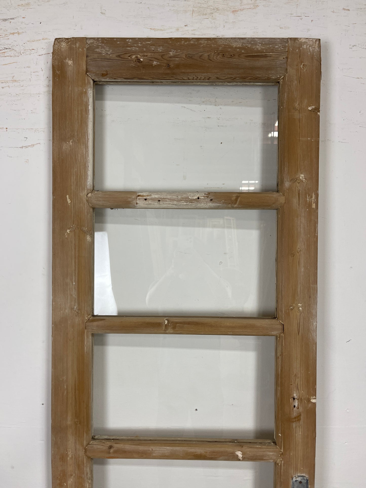 Antique French Panel Door - Single with glass (86.75x25.5) O257