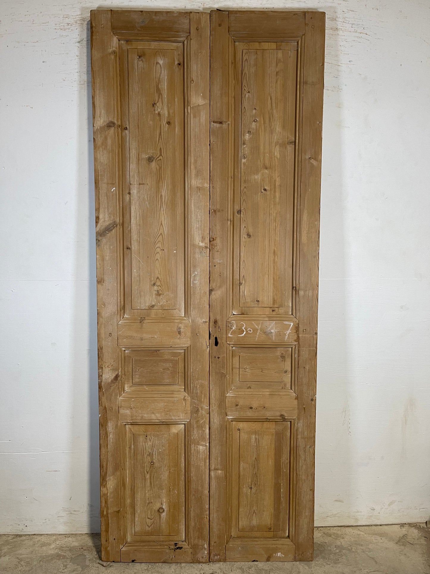 Antique French panel Doors (90.5x36.5) K725