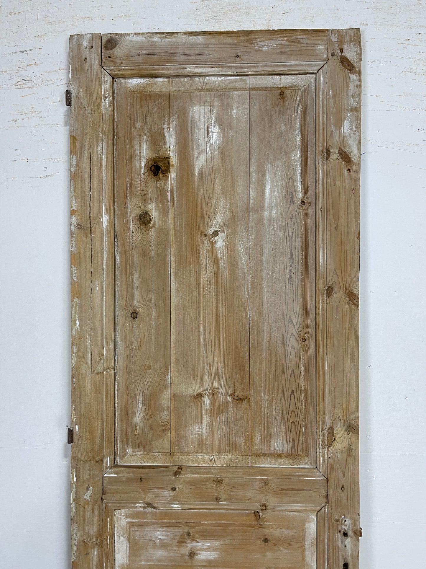 Antique French Panel Door (90.5 x 28.5) Single wood O230