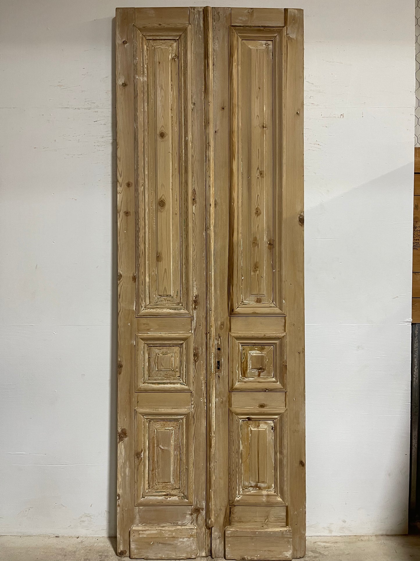 Antique French Panel Doors (116x39.75) J672A