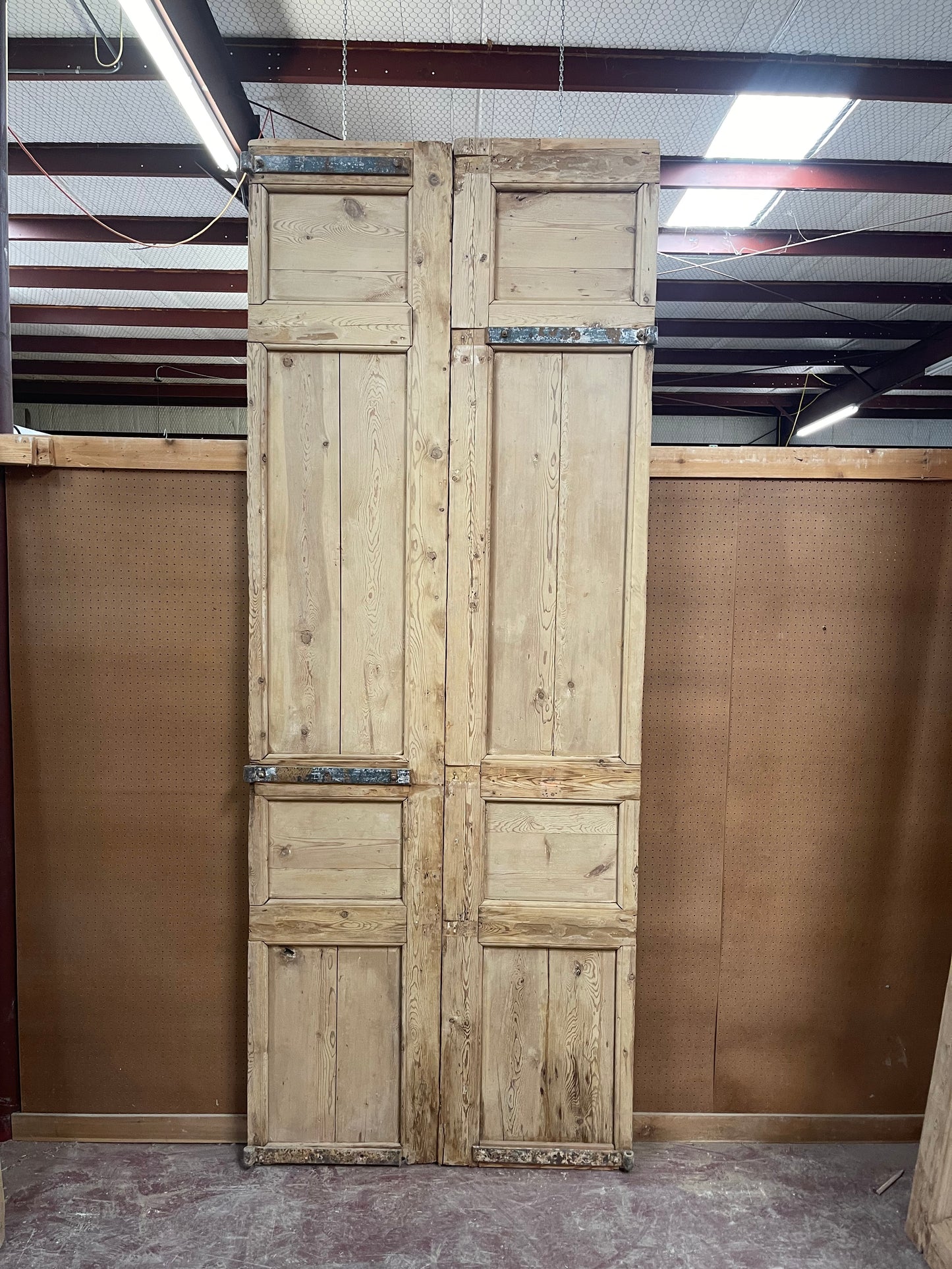 Antique French Panel Door with Carving (132.75x51.25) E997