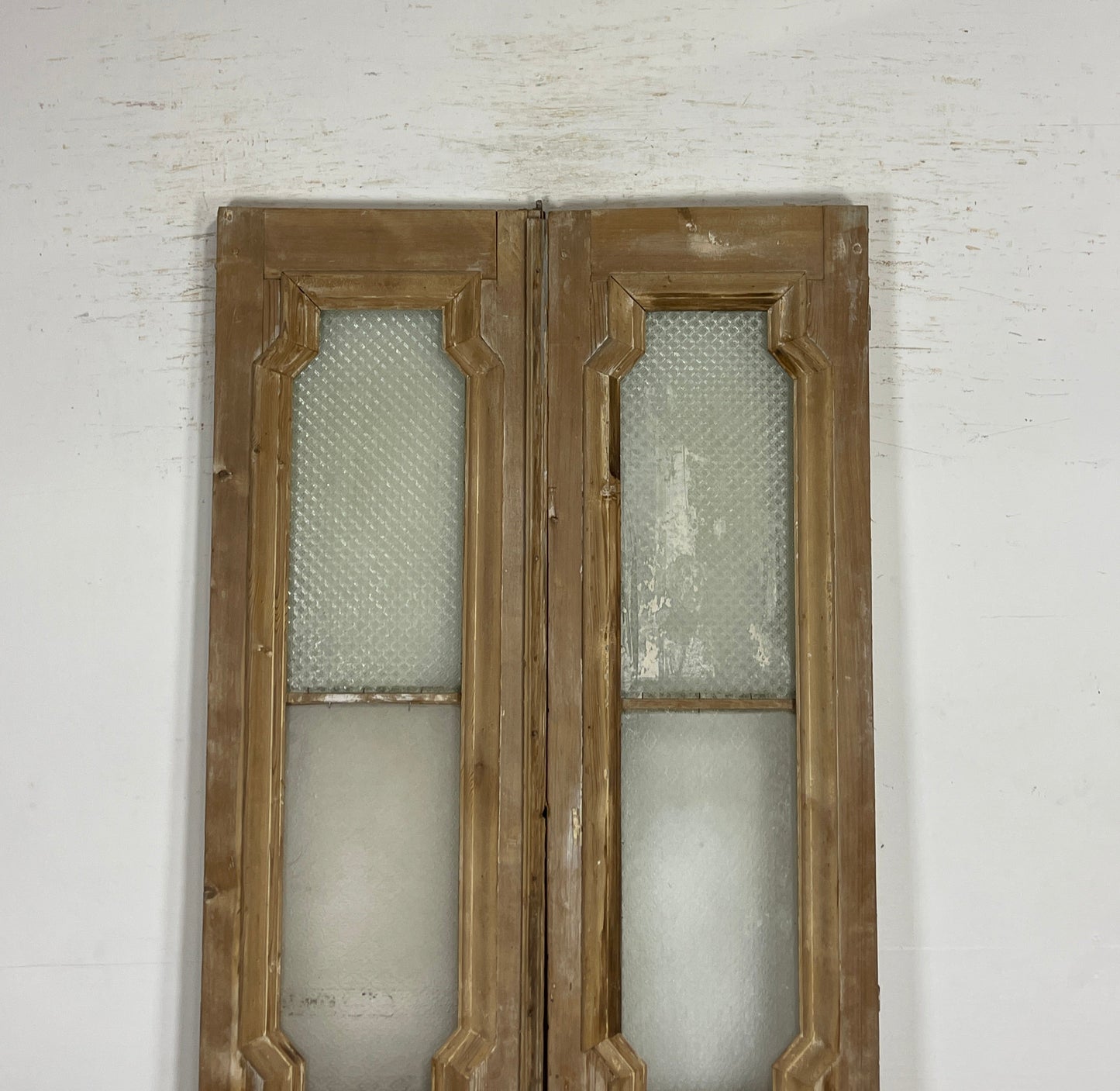 Antique French panel doors with Glass (91 x 37) P9