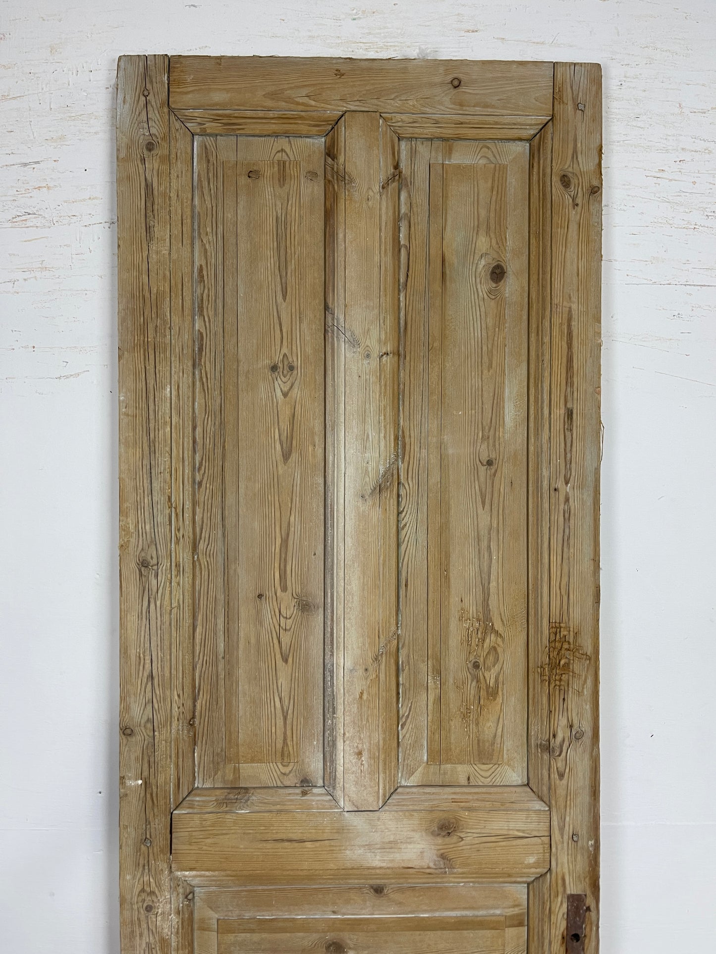 Antique French Panel Door (95.5 x 28.5) Single wood O227
