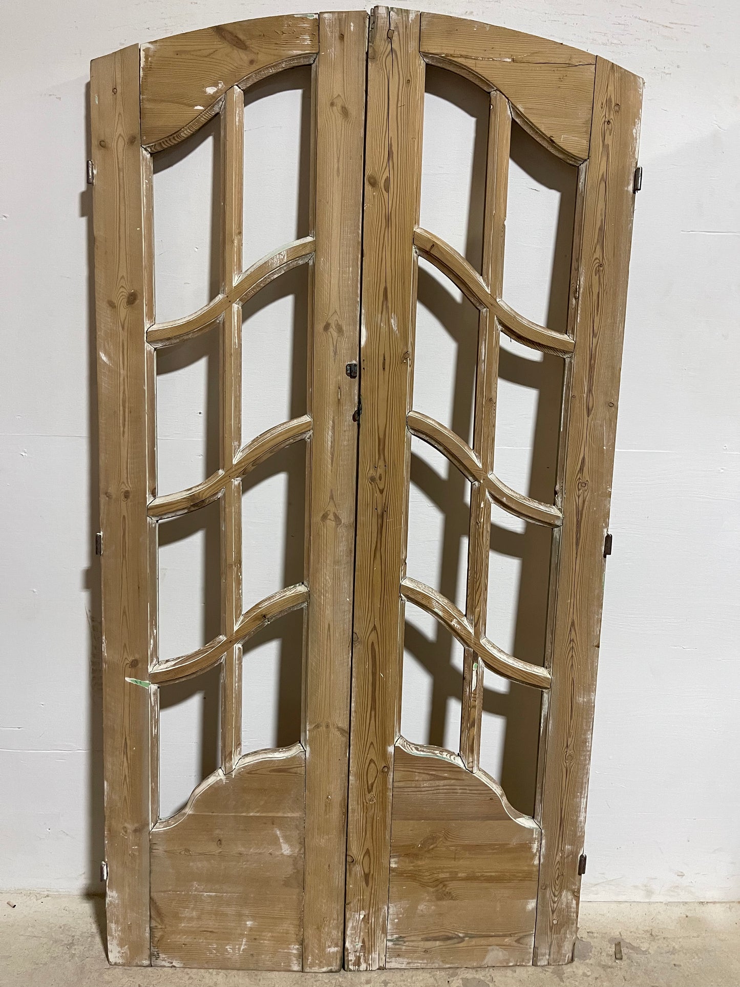 Antique French Panel Doors with glass (84.25x44) J921