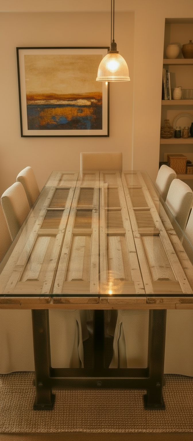 Antique French Shutters 4 piece (116x41) P998