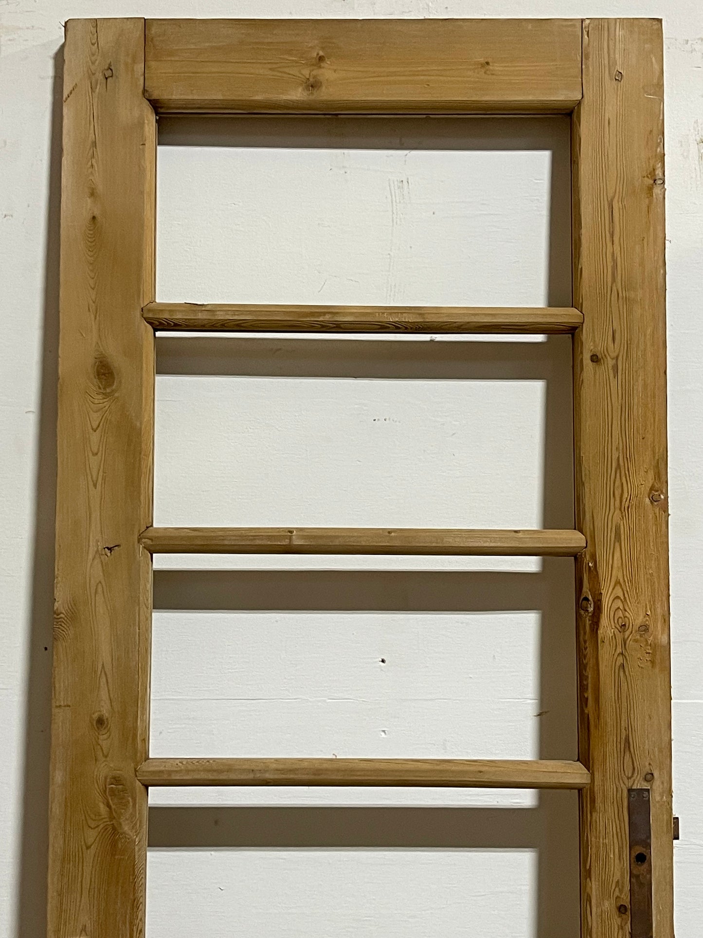 Antique French Panel Door with Glass (80x27.5) J904