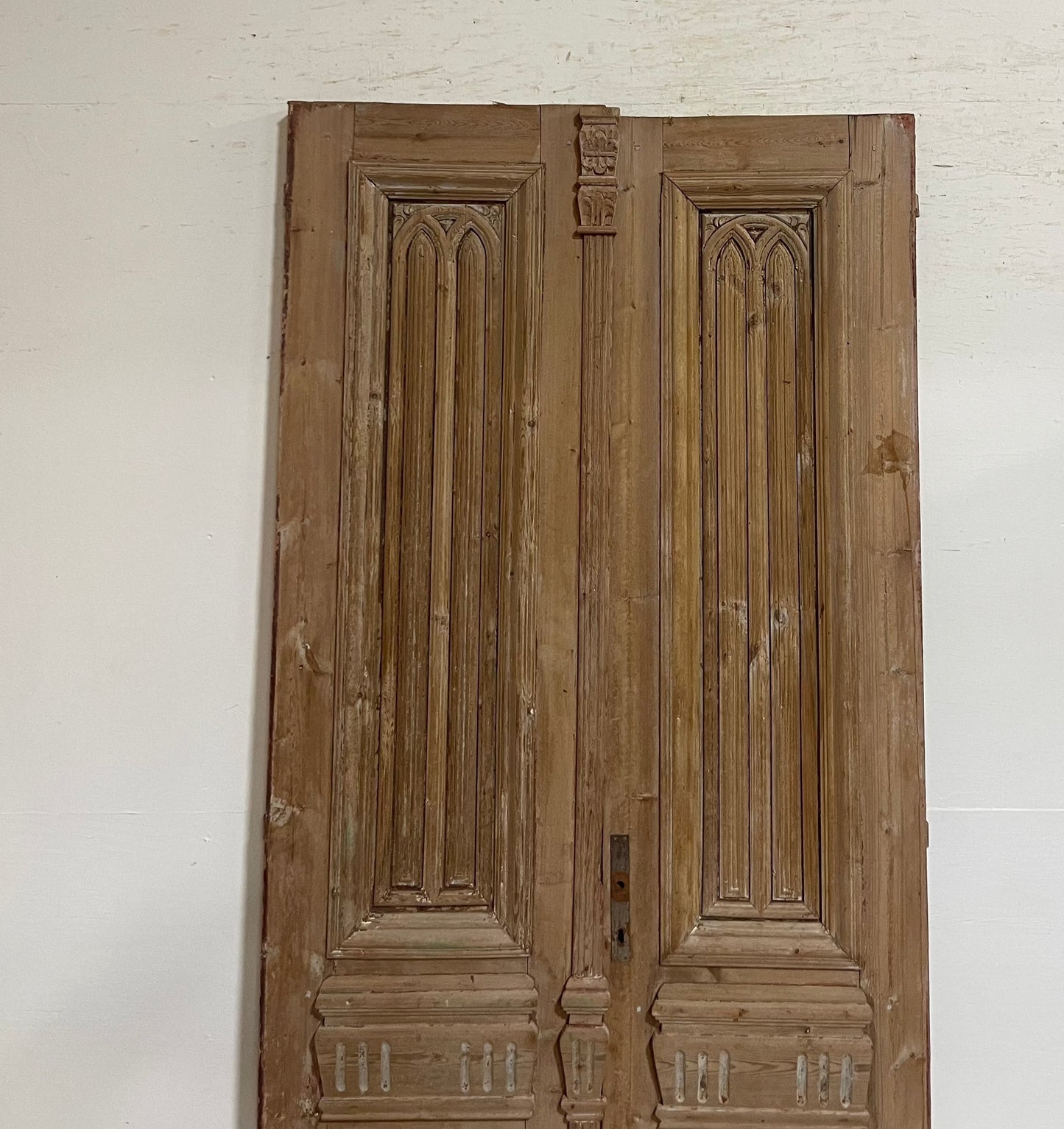 Antique french Doors Carved (96 x 42.5) I987