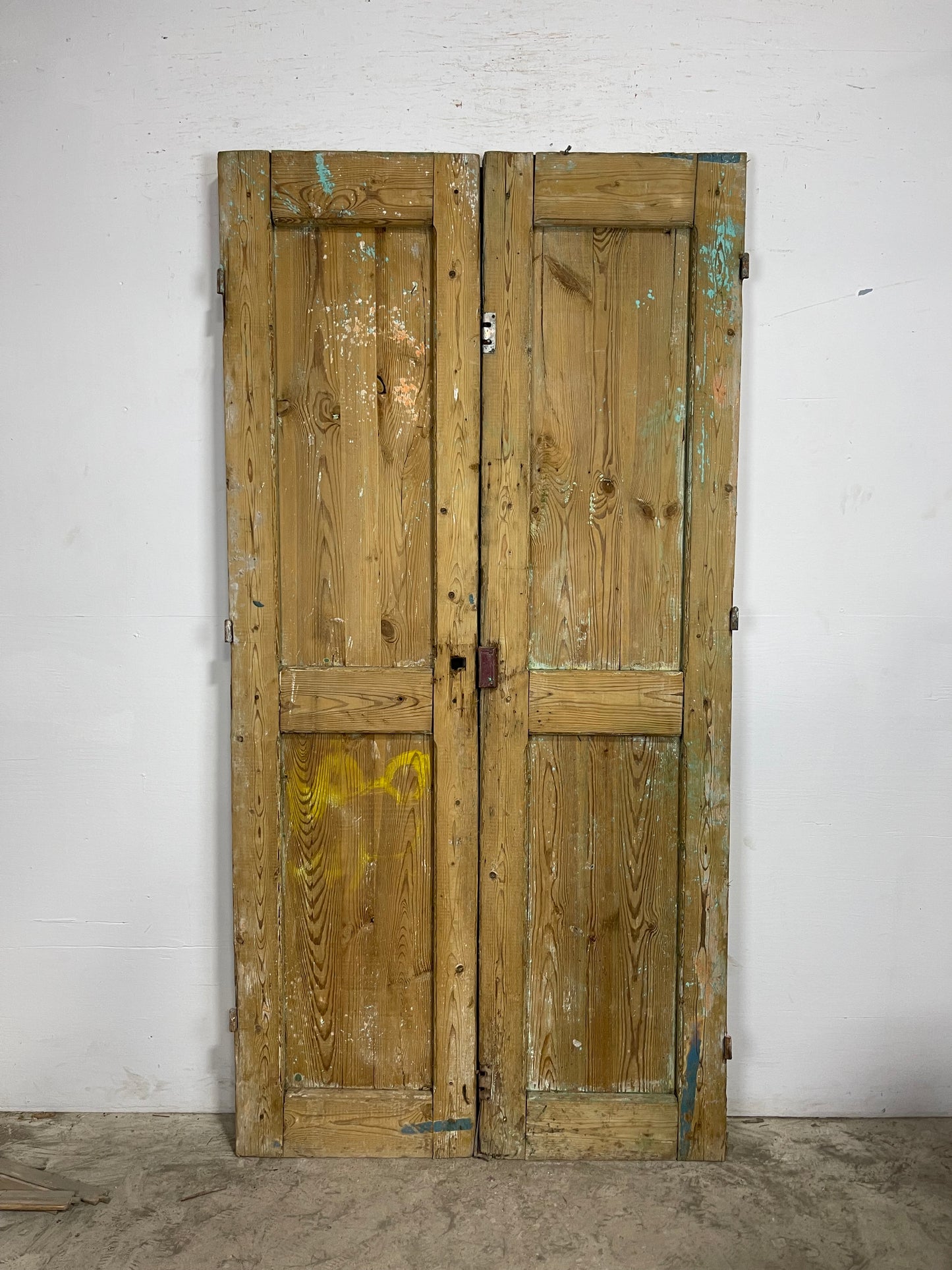 Antique French Panel Doors with Carving (88 x 44) M047