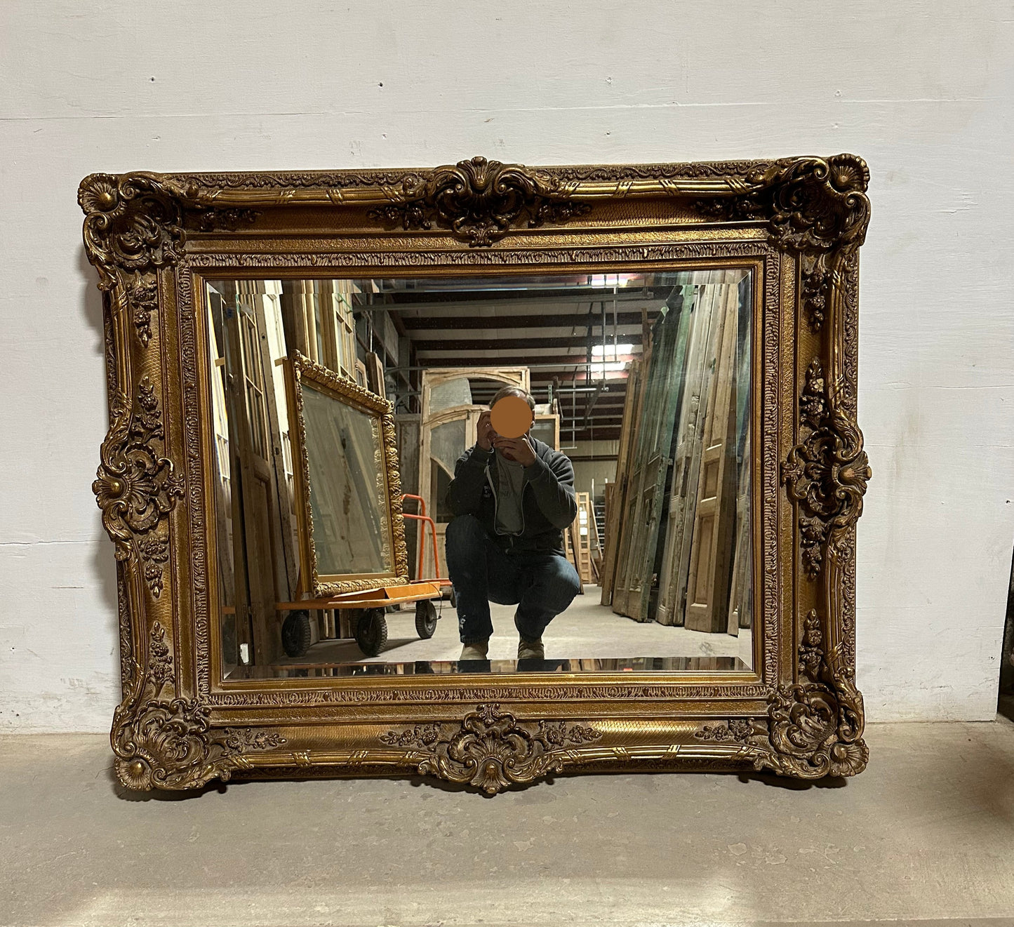 Gold Leaf Mirror (44x58) A127