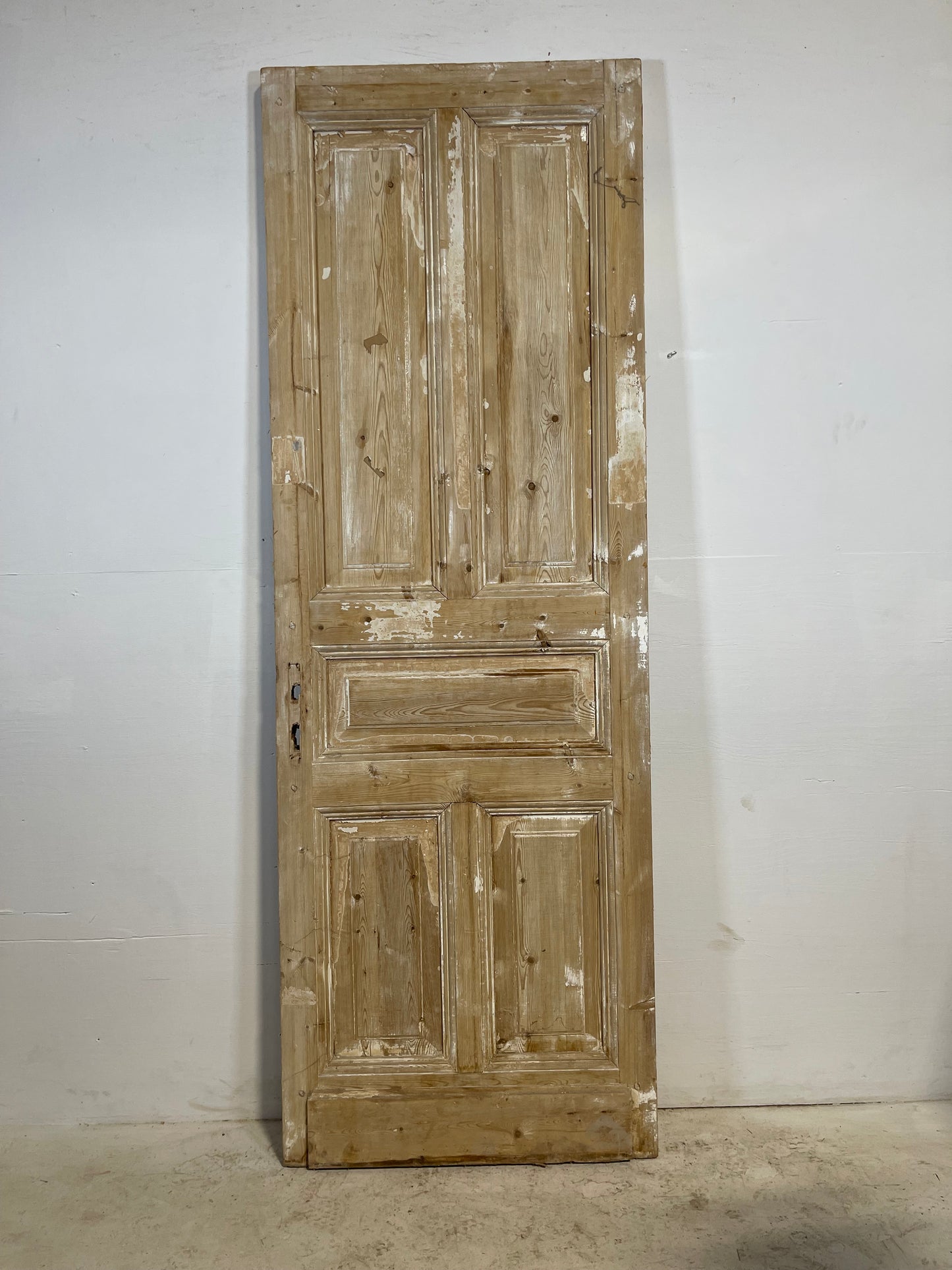 Antique French panel door (87.25x30) L240