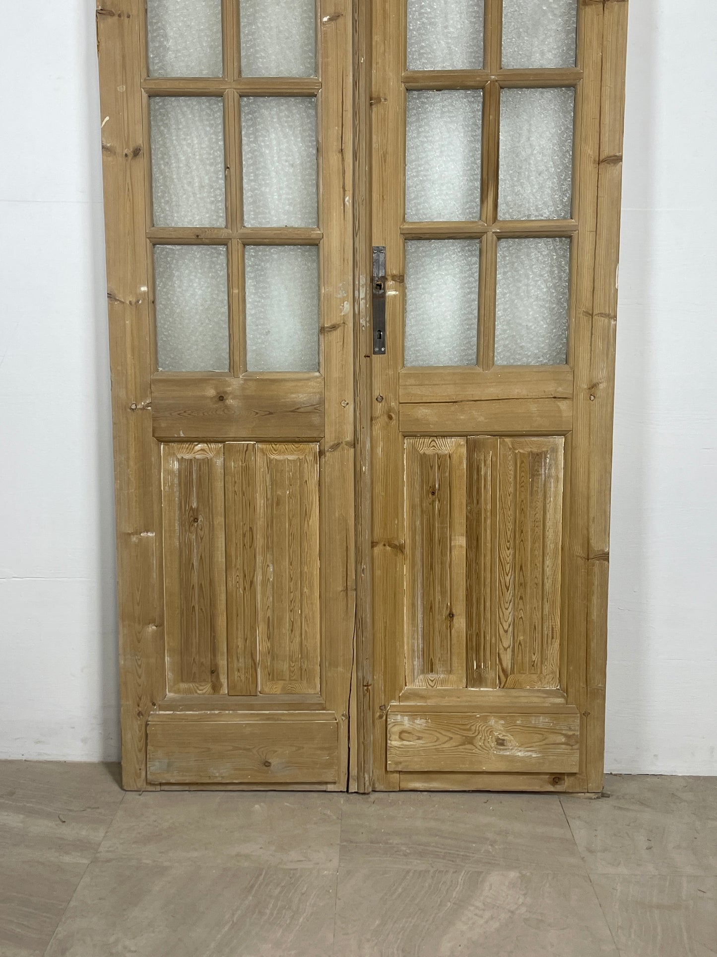 Antique French panel doors with Glass (93 x 40) O75