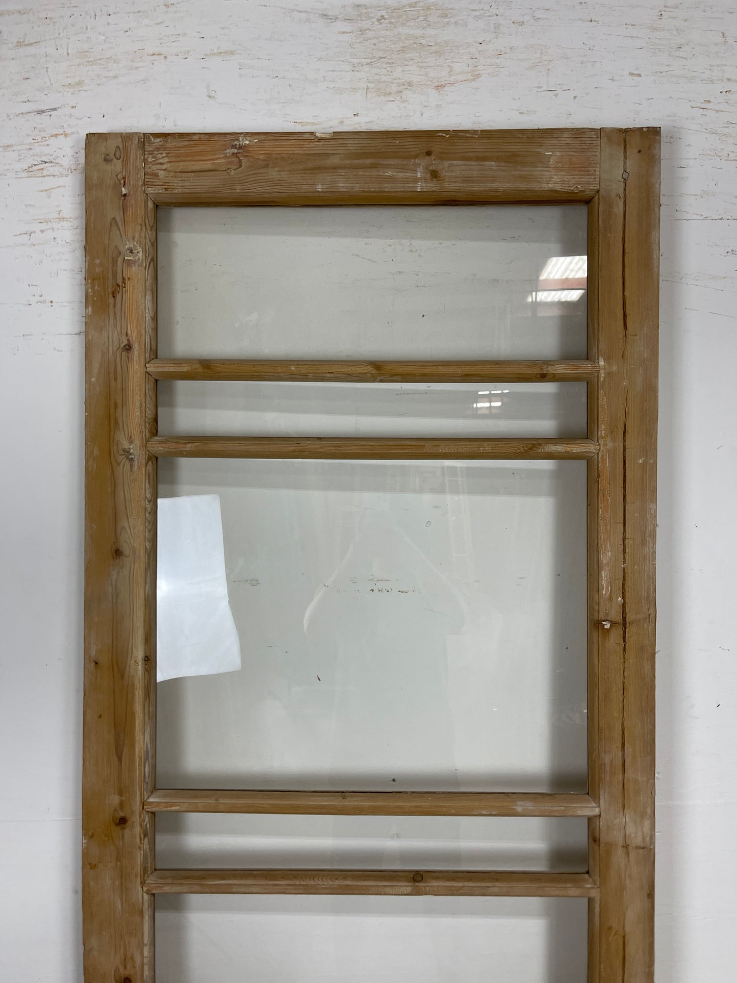 Antique French Panel Door - Single with glass (86.5x31.75) O279