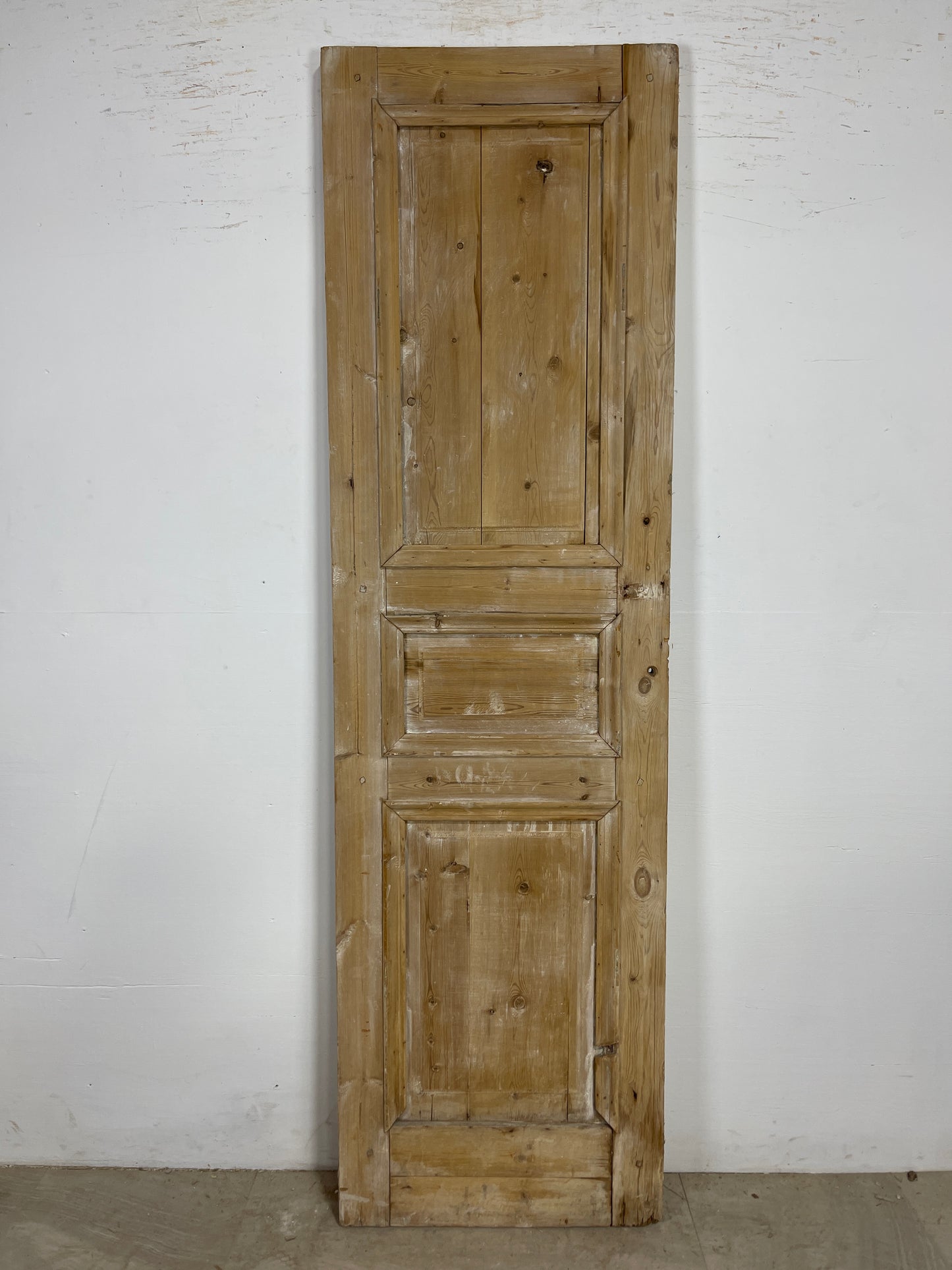 Antique French Panel Door (88.5 x 25.5) Single wood O223