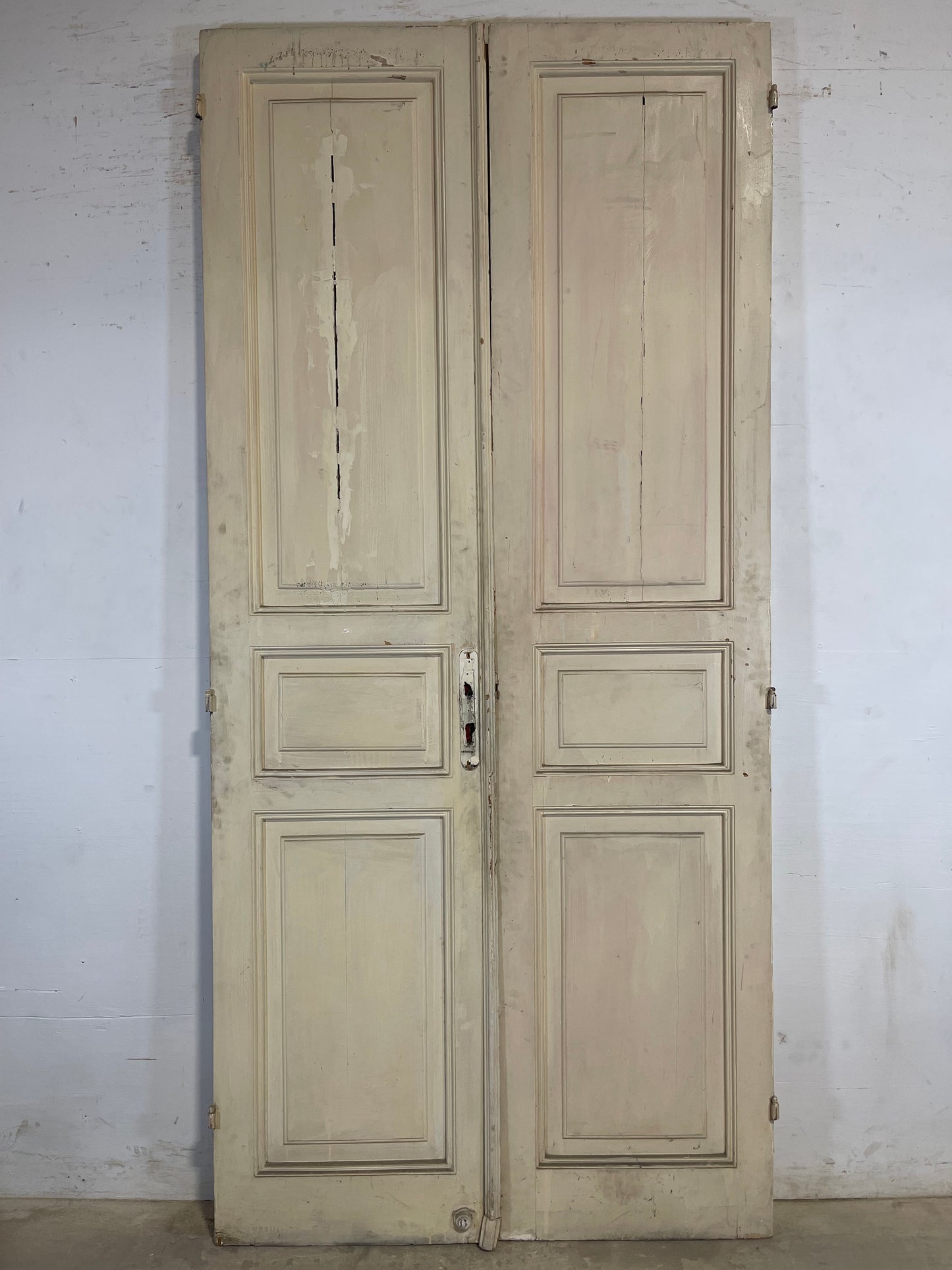 Antique French panel Doors (99x45.75) L115
