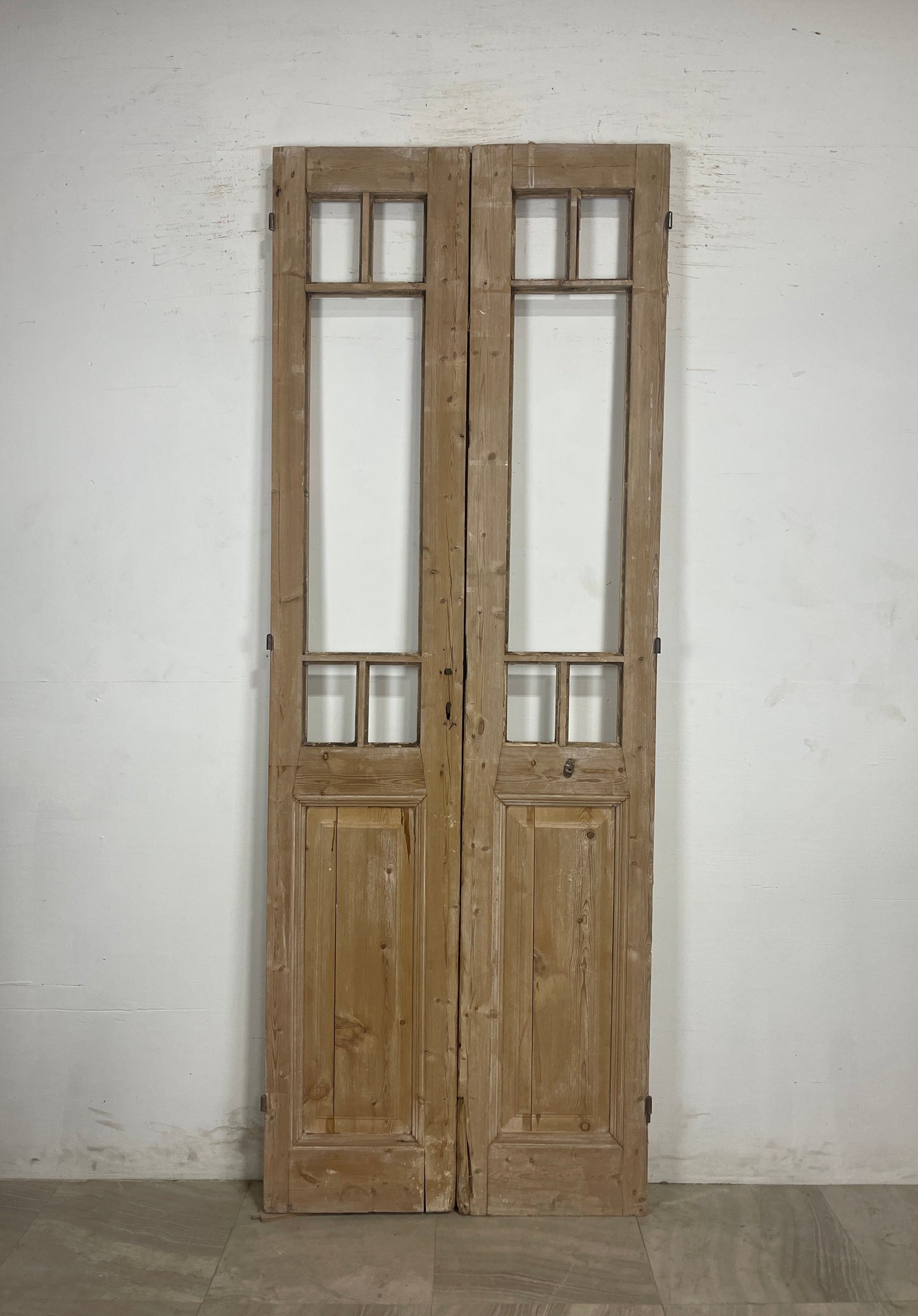 Antique French Panel Doors without glass (95.25 x 34.5)   N150