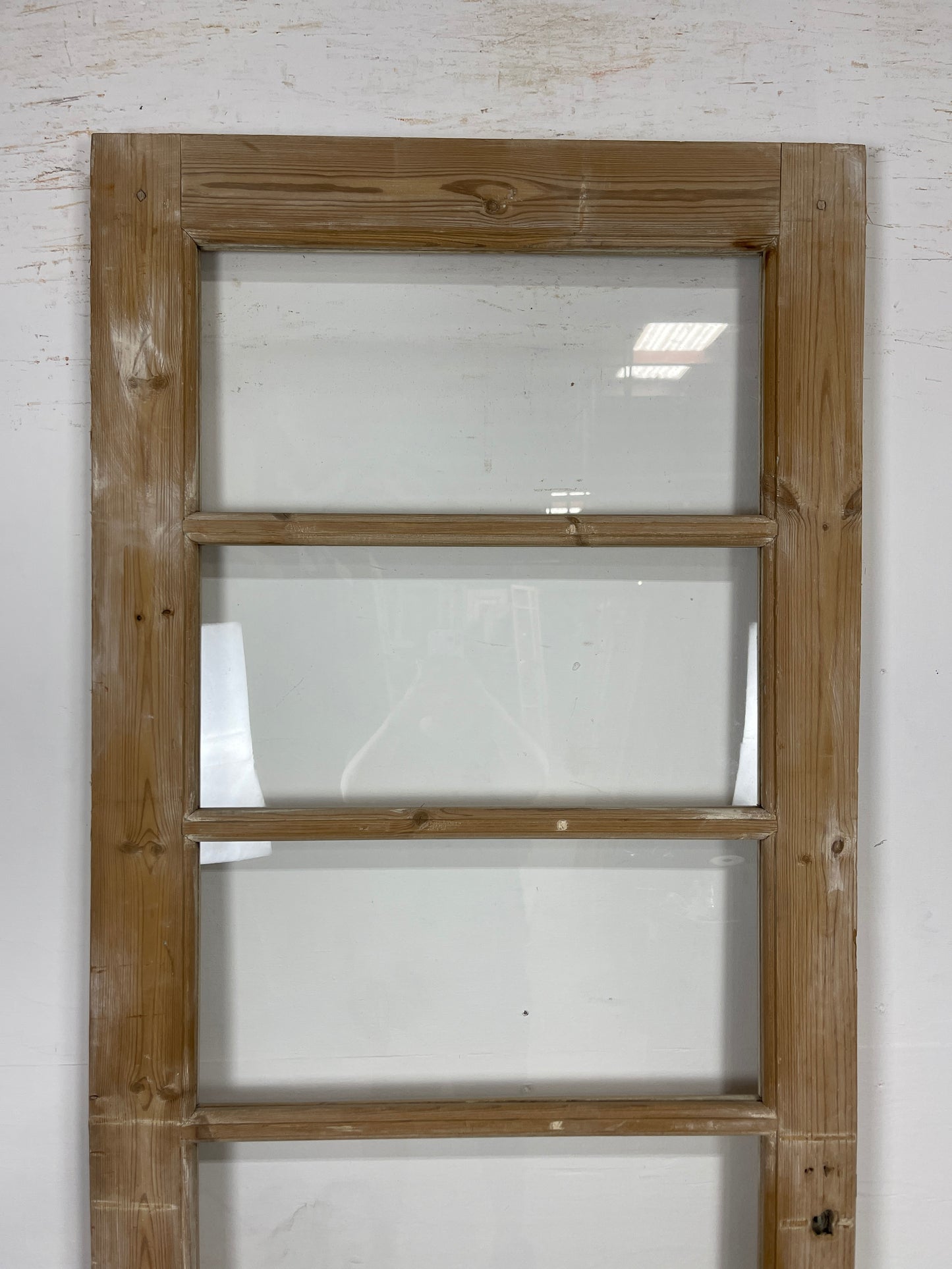 Antique French Panel Door - Single with glass (87x31.75) O267
