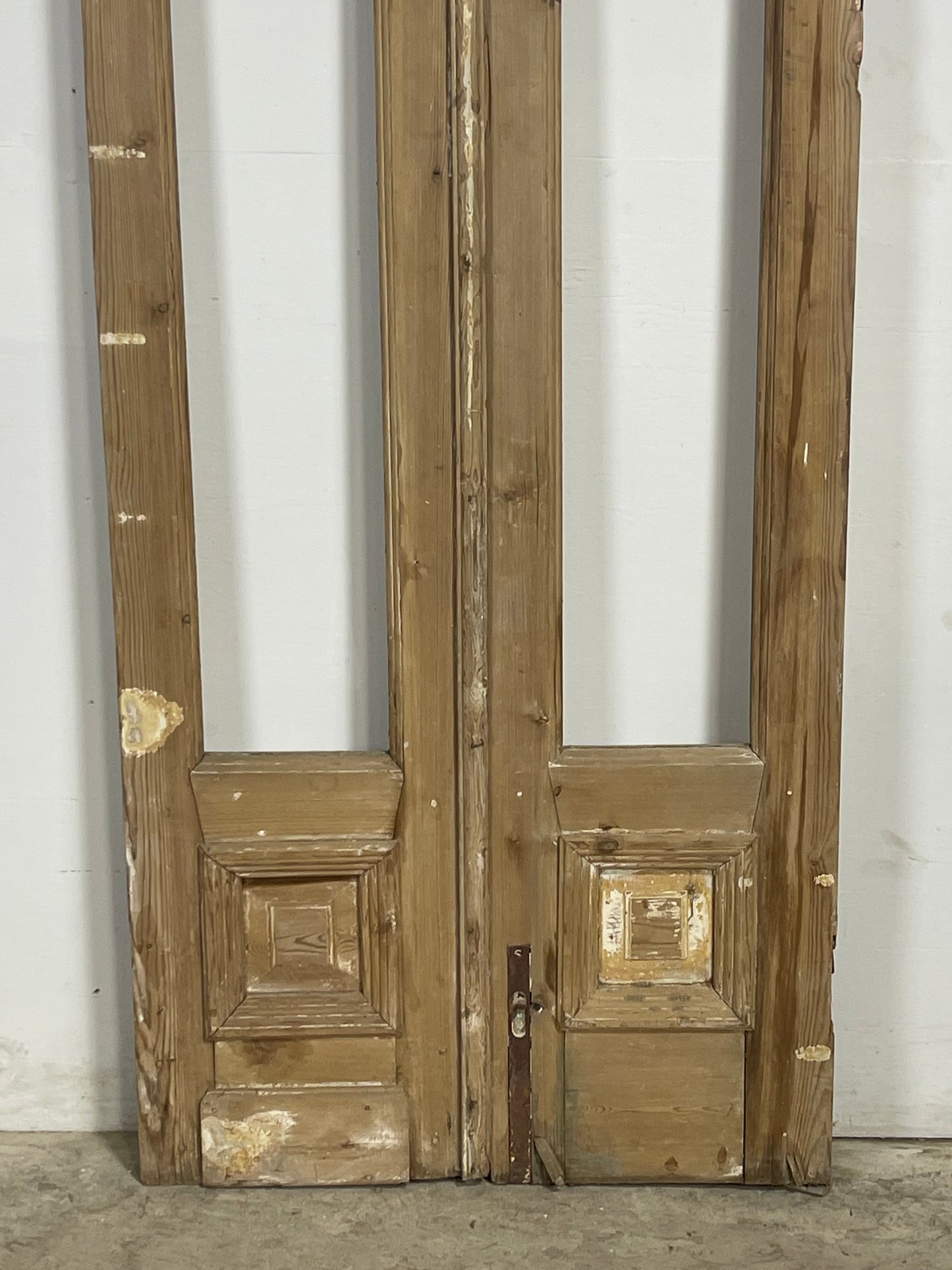 Antique French Panel Doors with glass (104x32.75) M078