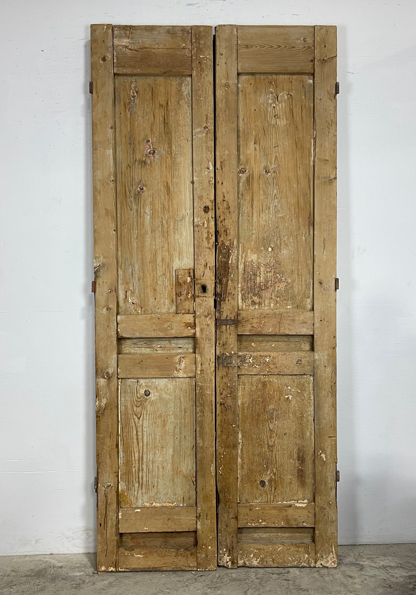 Antique French Panel Doors with Carving (100 x 44.75) M026