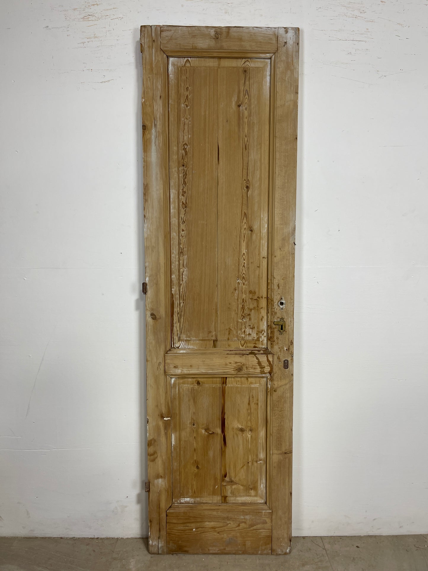 Antique French Panel Door (84 x 23.75) Single wood O235