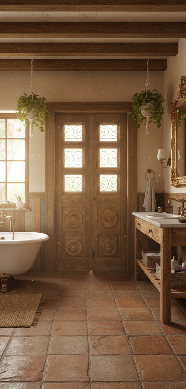 Antique French panel doors with Metal (96.5x44.5) P94