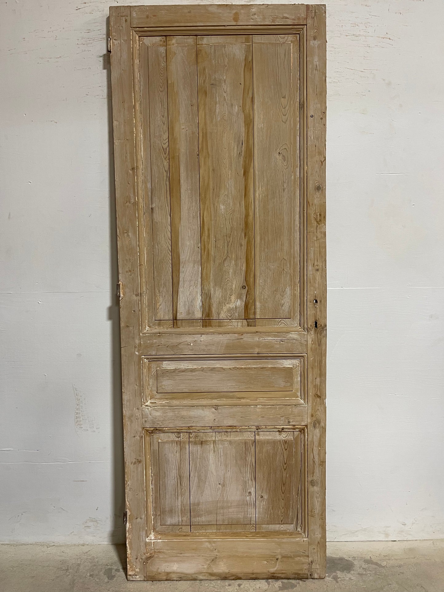 Antique French panel door (96.75x33.25) K805