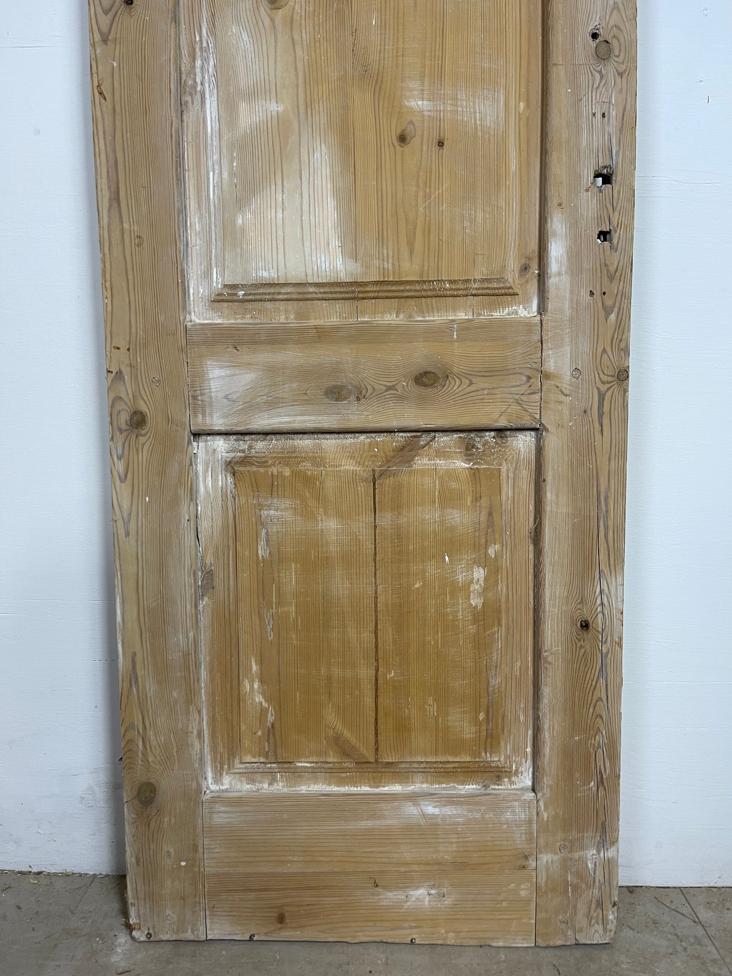 Antique French Panel Door (83.25 x 26.5) Single wood O228