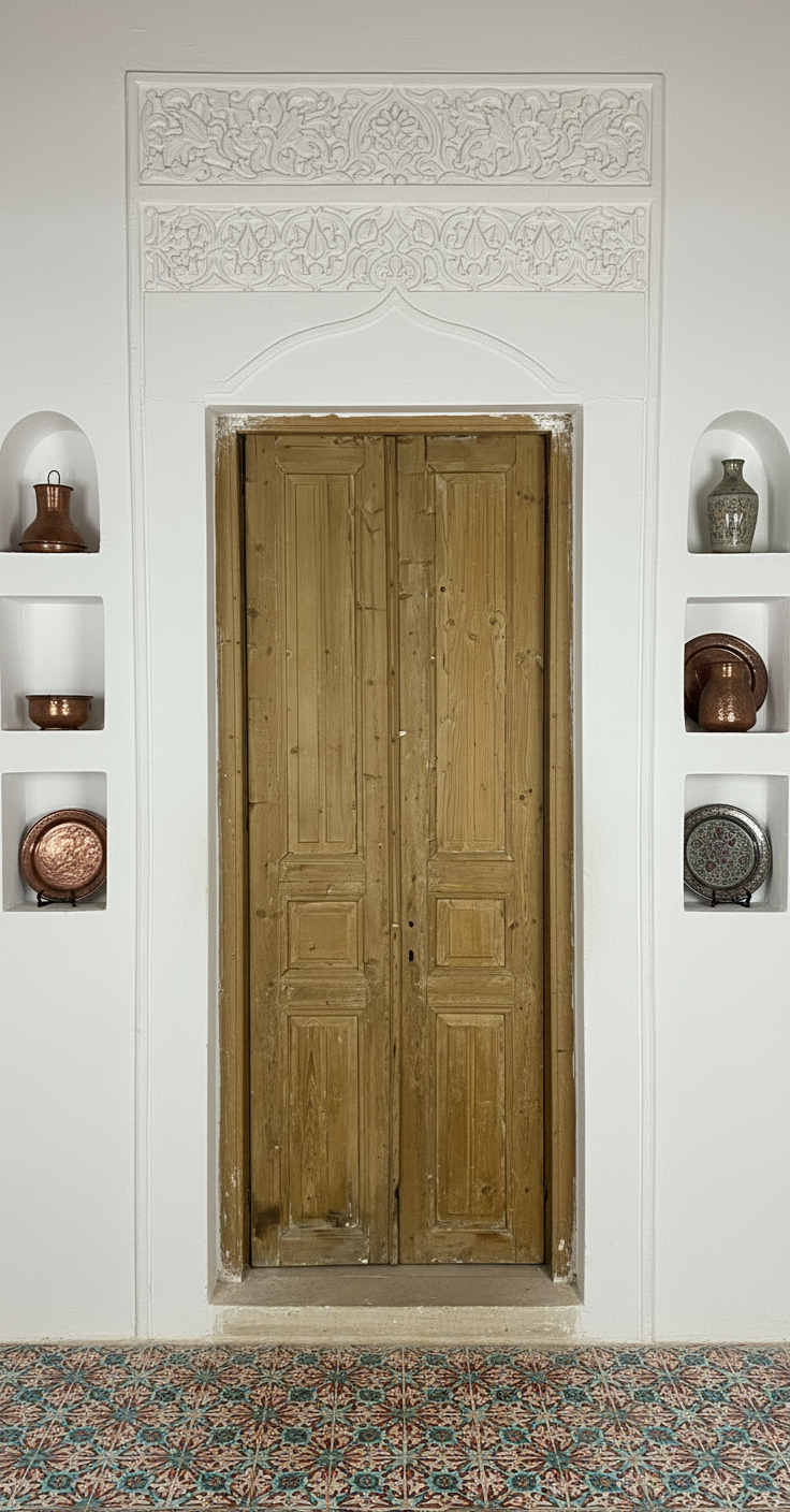 Antique French panel Doors (91x32.5) P186