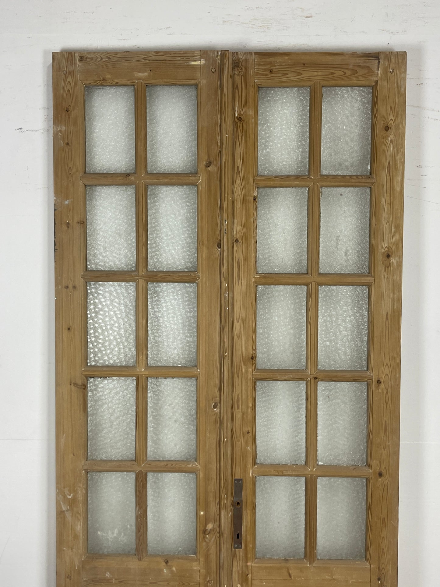 Antique French panel doors with Glass (93 x 40) O71