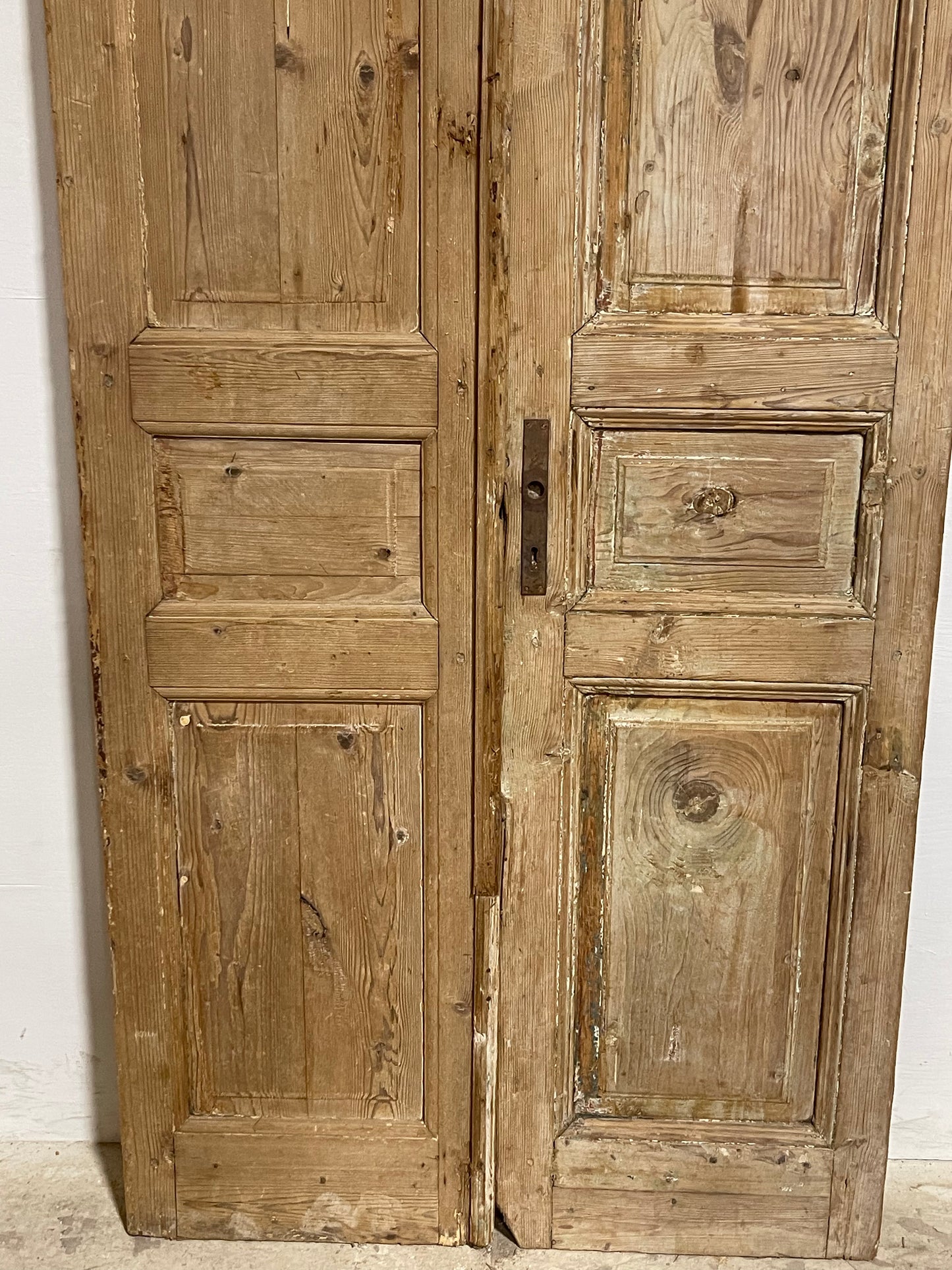 Antique French Panel Doors (98.25x39.5) J671