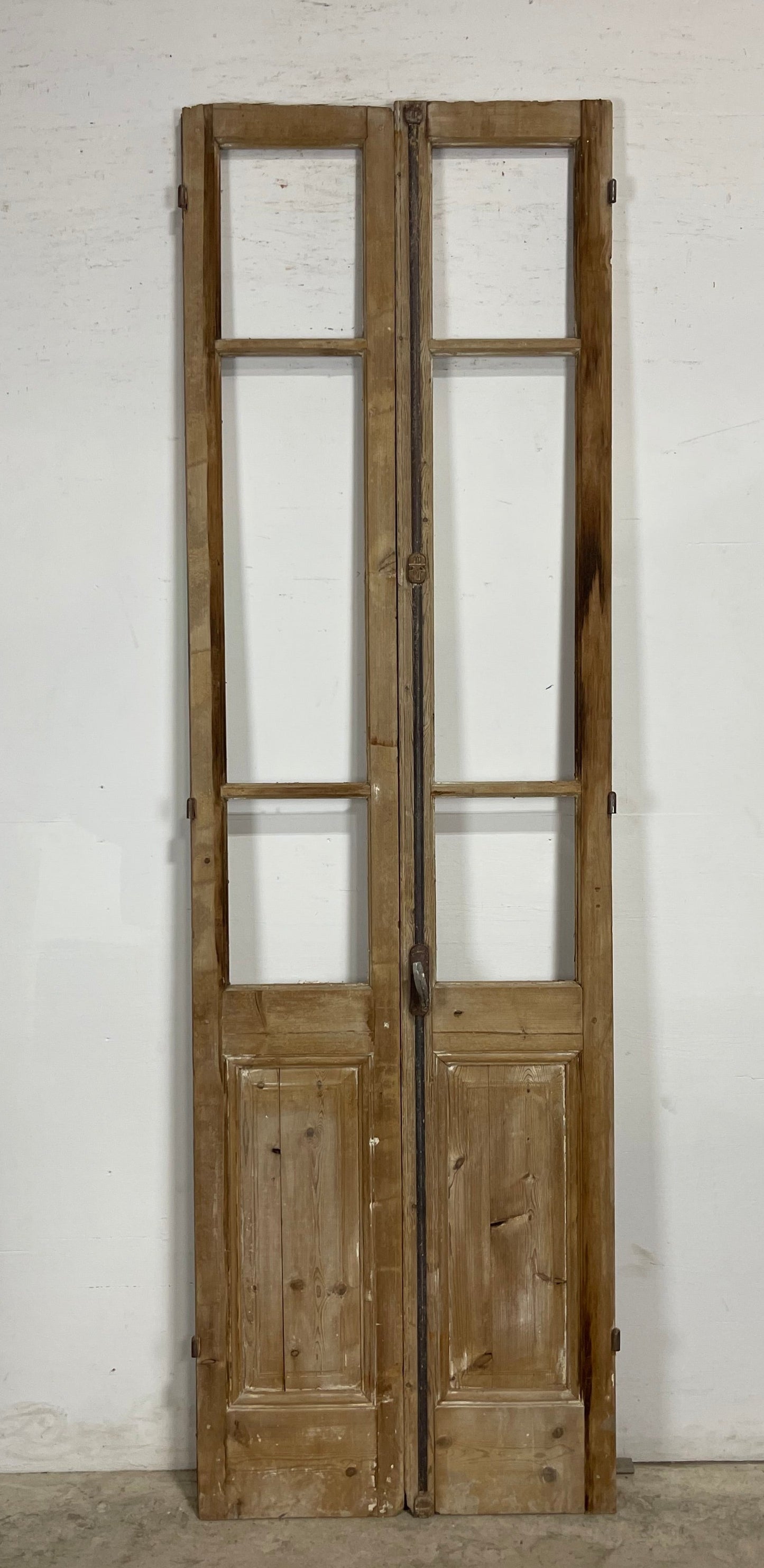 Antique French Panel Doors with no glass (96.5x29.5) M075