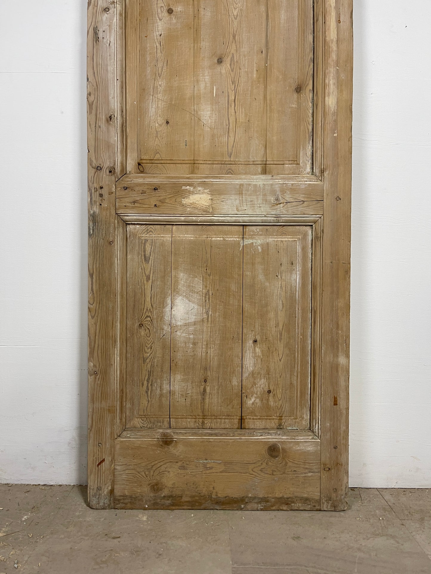 Antique French Panel Door - Single with glass (89.75x28) O278