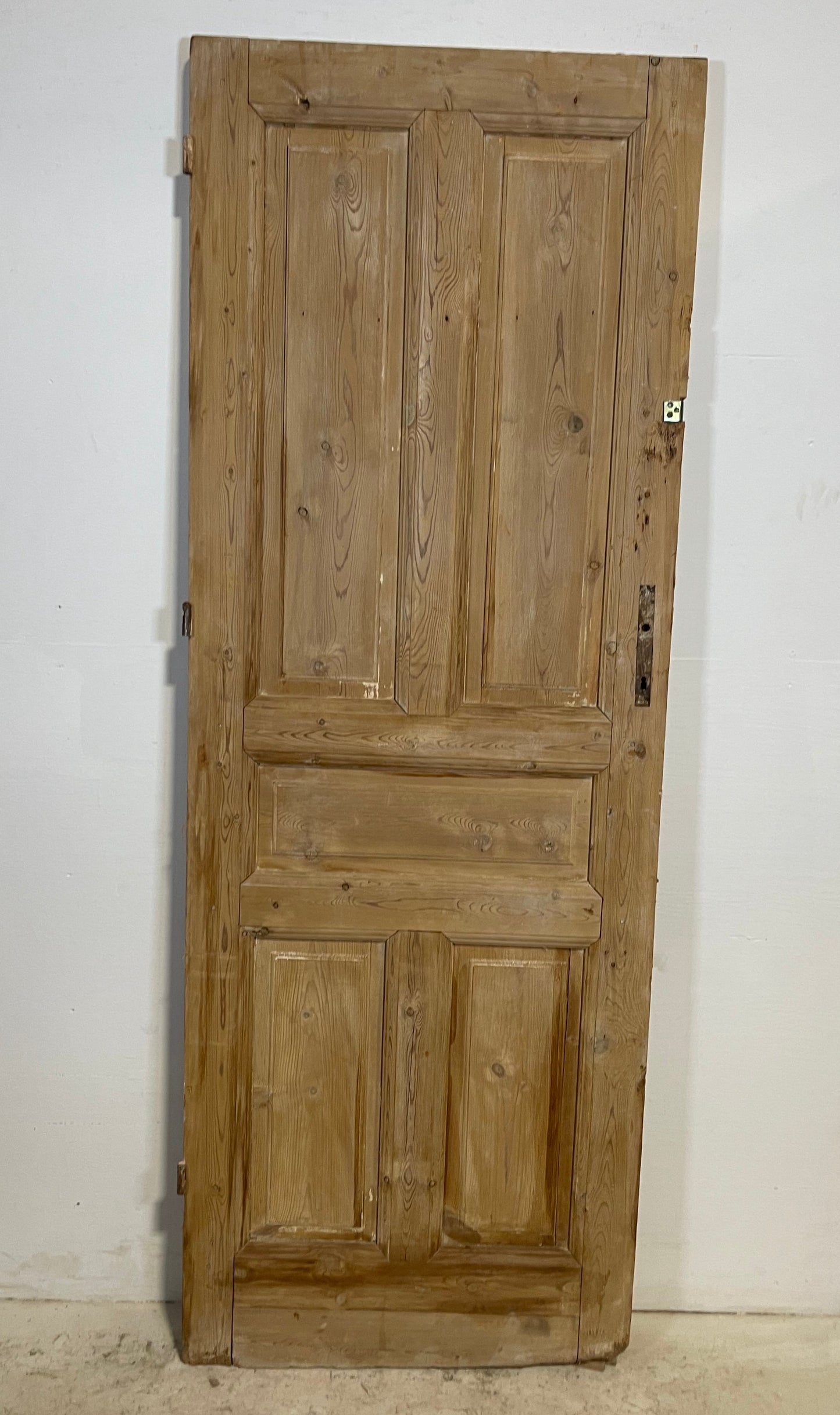 Antique French panel door (84x30.25) L261