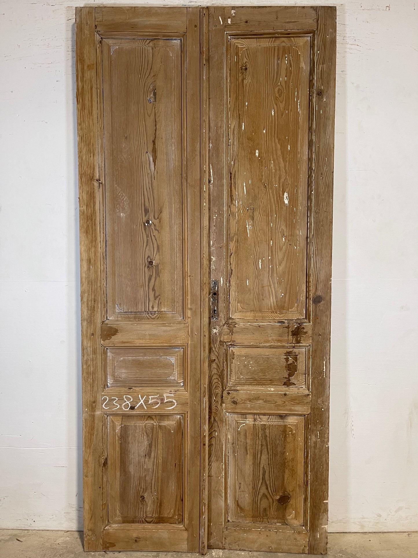 Antique French panel Doors (93.75x43.25) K669