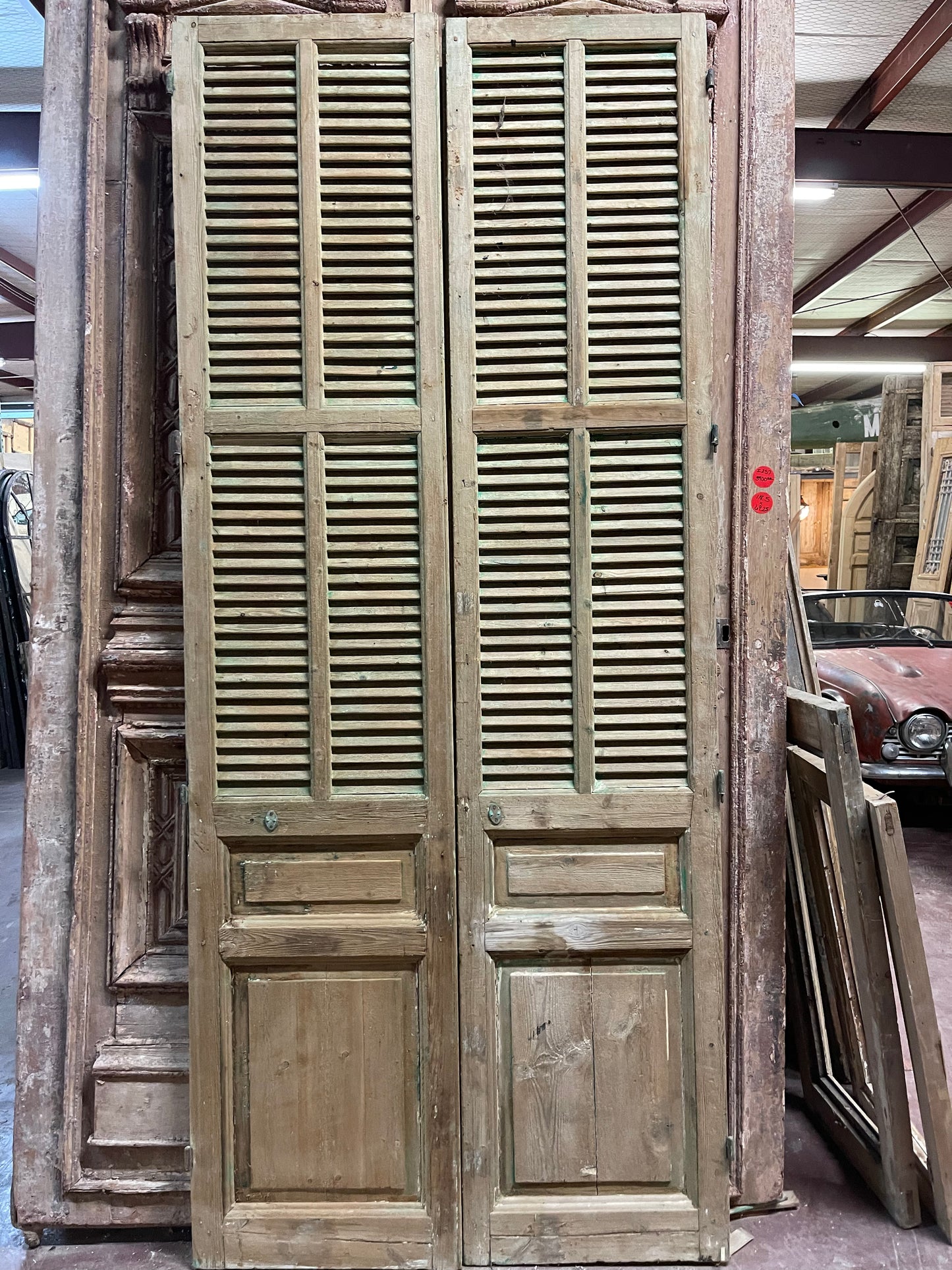 Antique French Shutters (107.25x46.25) J059