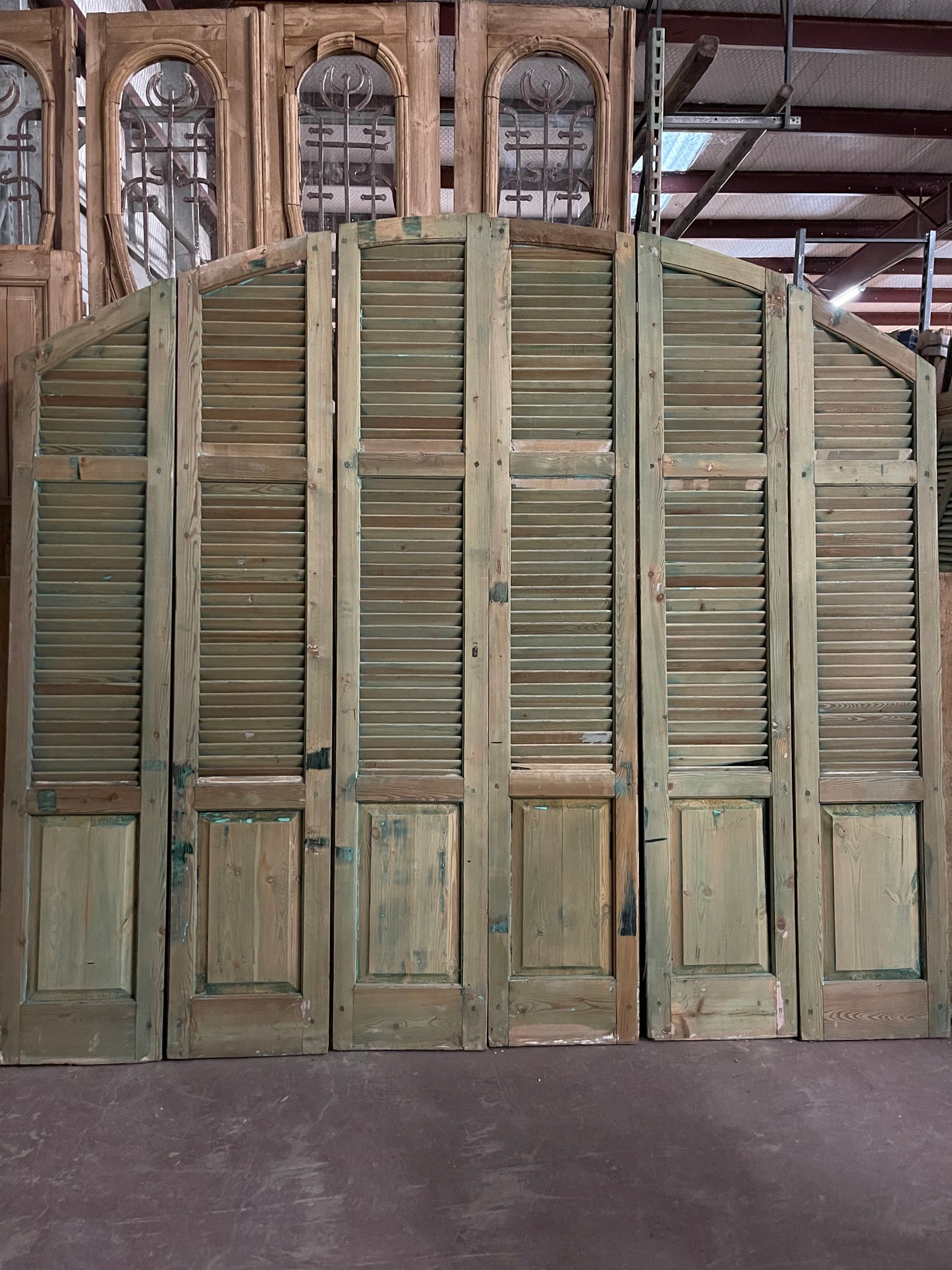 Antique French Shutters (92.25x103) J050