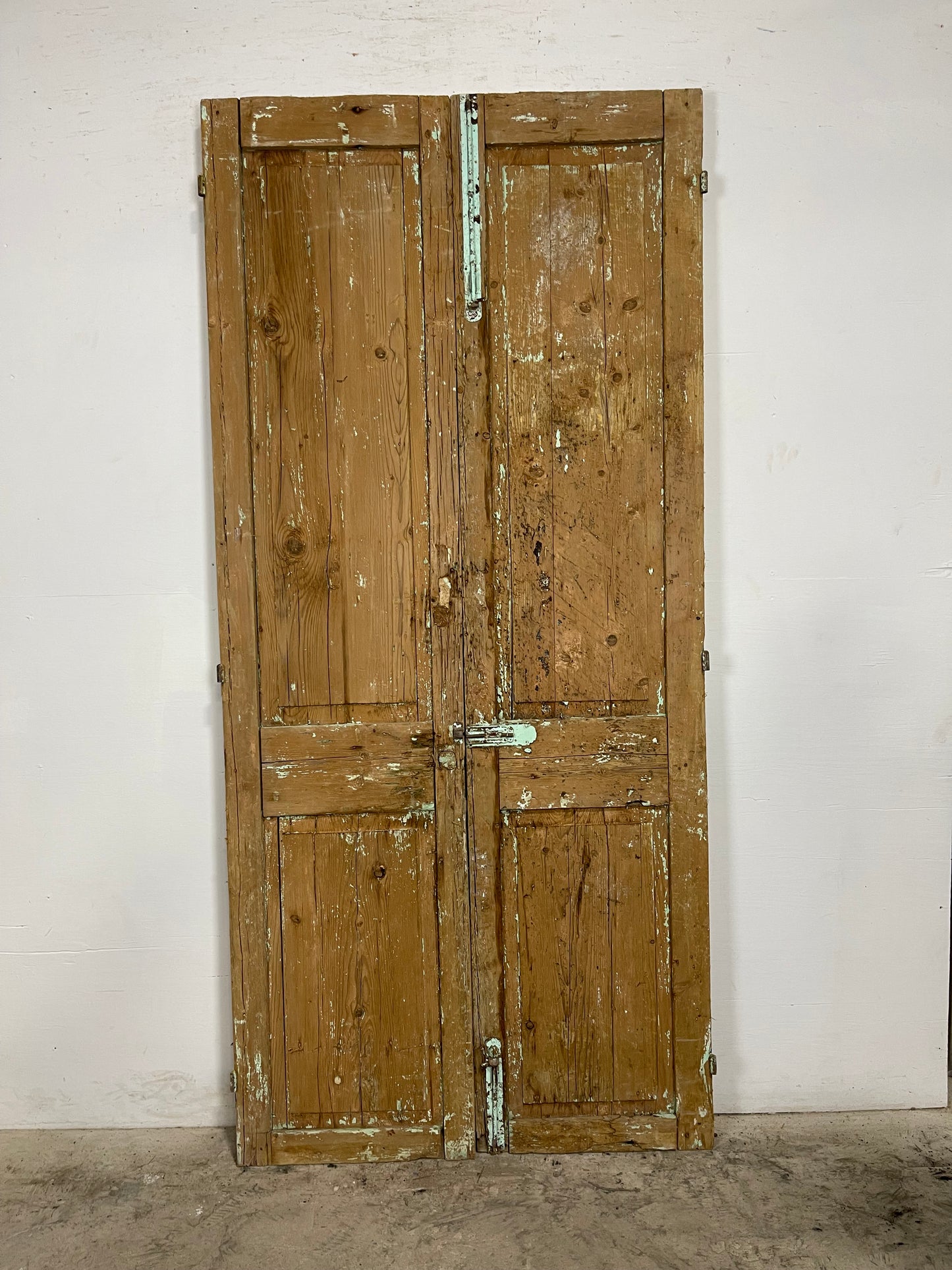Antique French Panel Doors with Carving (87.5 x 40.5) M025