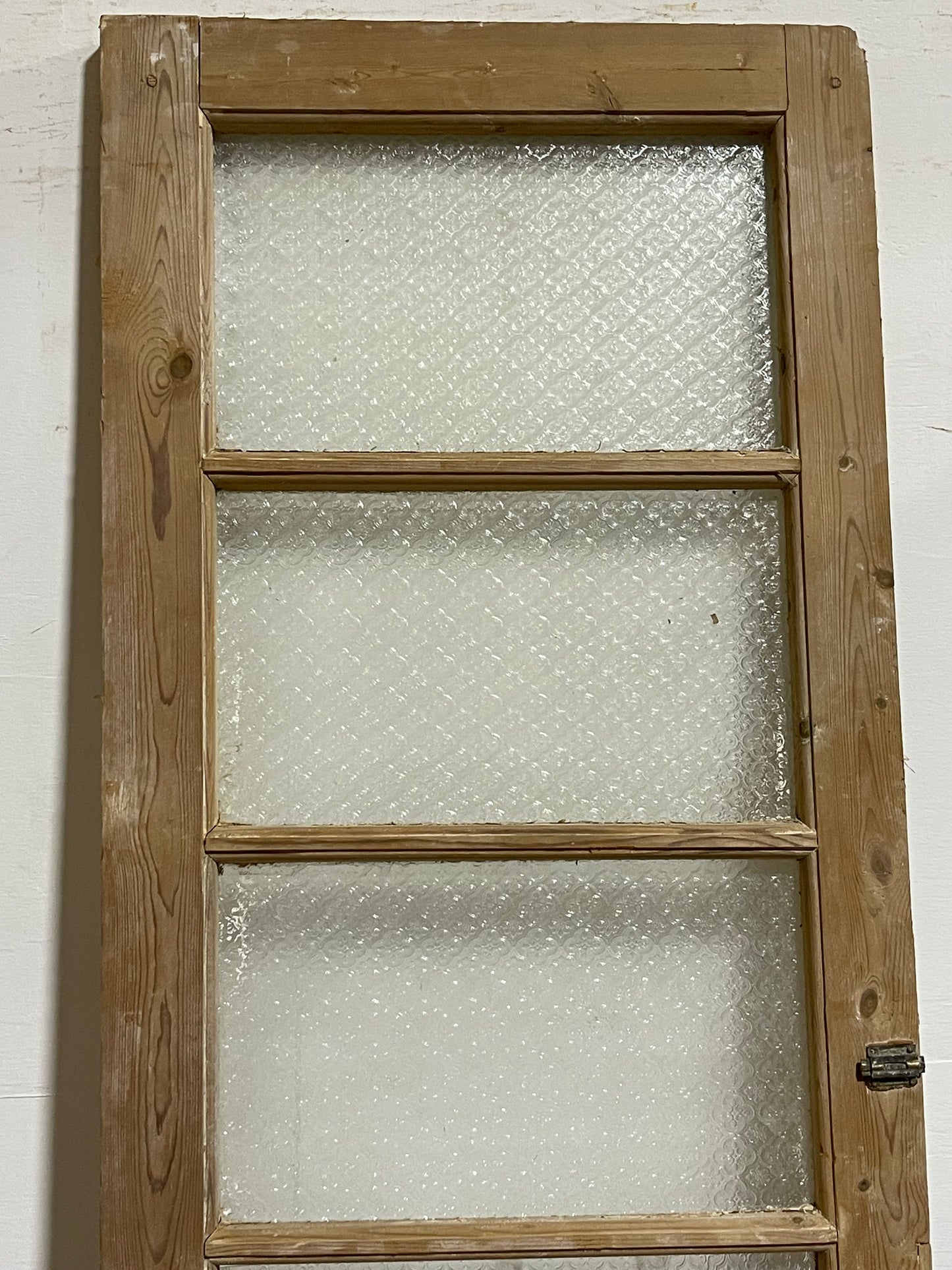 Copy of Antique French Panel Door with Glass (84.25x26.25) J908
