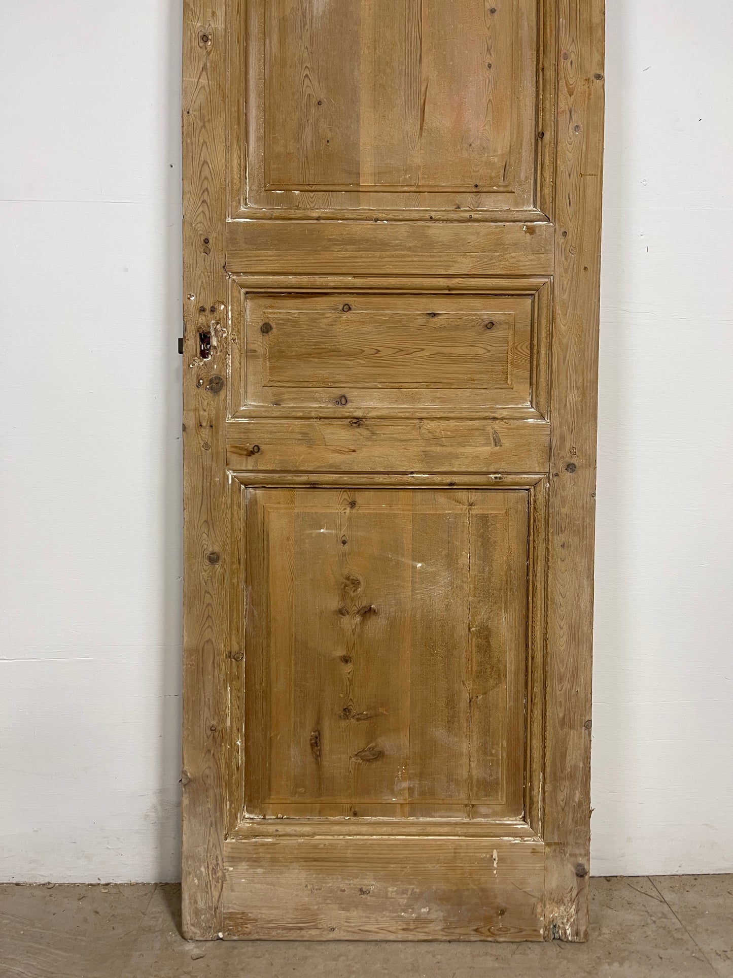 Antique French Panel Door (99.25 x 26) Single wood O225