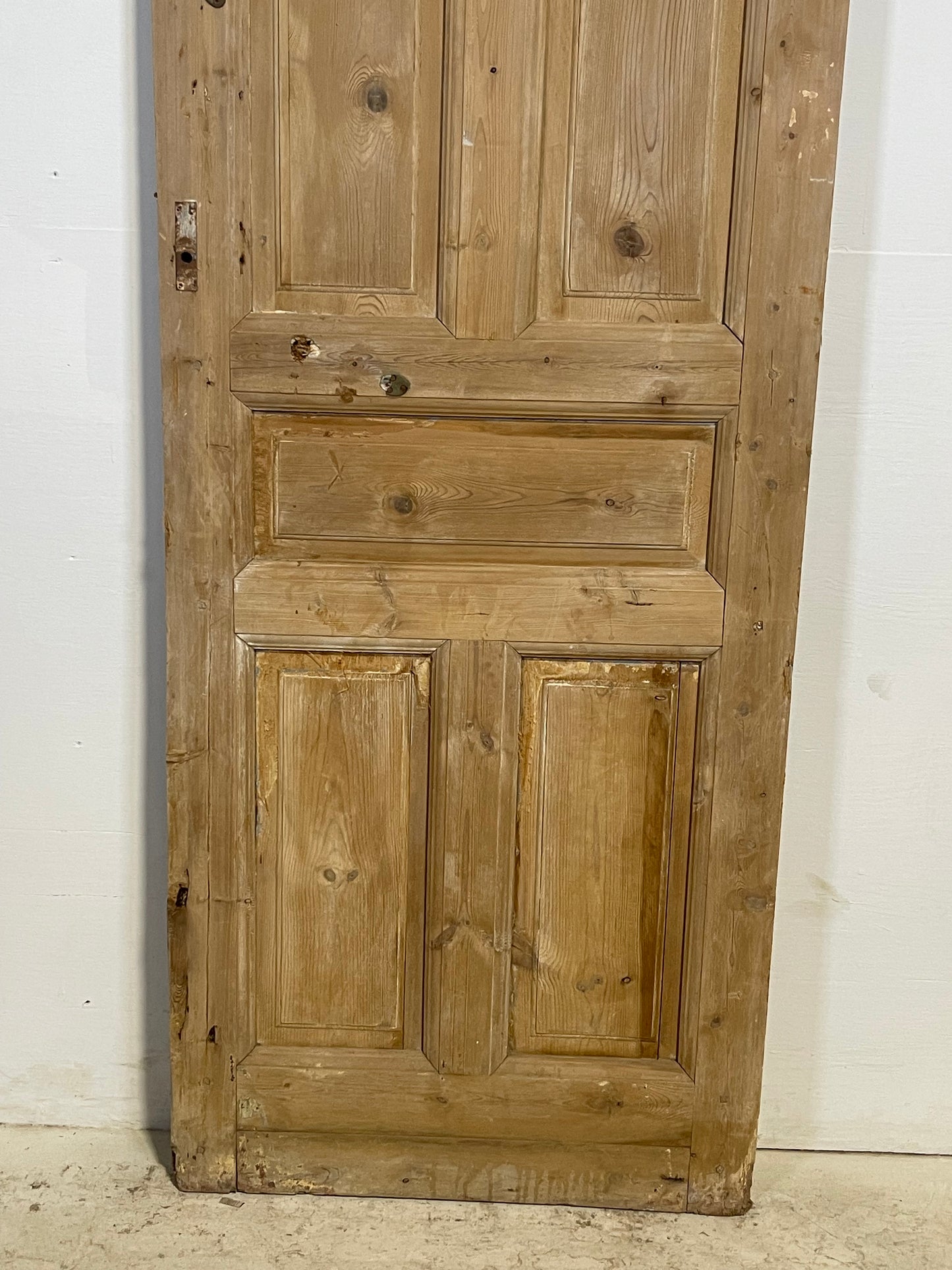 Antique French panel door (83.5x30) L260