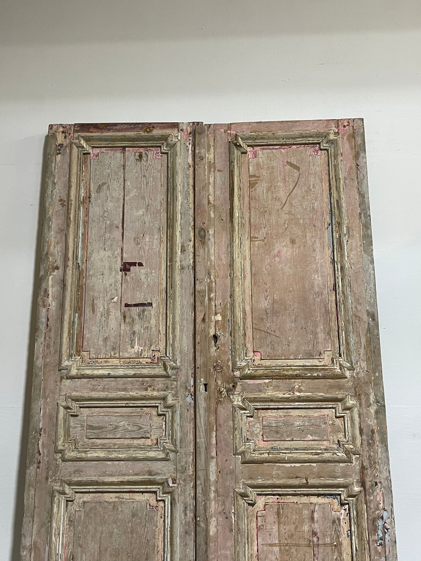 Antique french panel door (103x60) J002